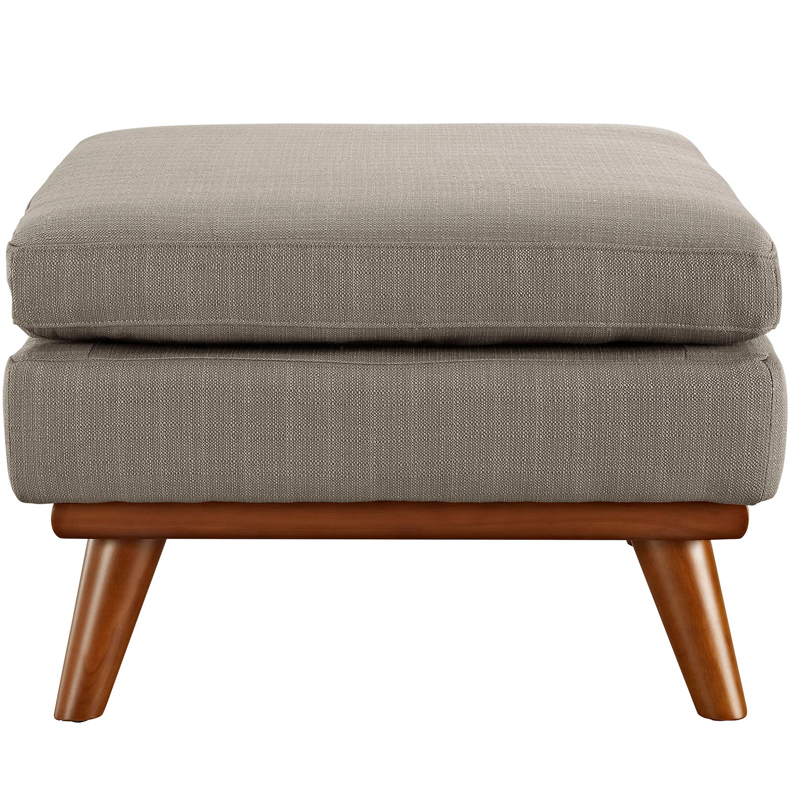 Modway Ottomans & Stools - Engage Upholstered Fabric Ottoman Granite