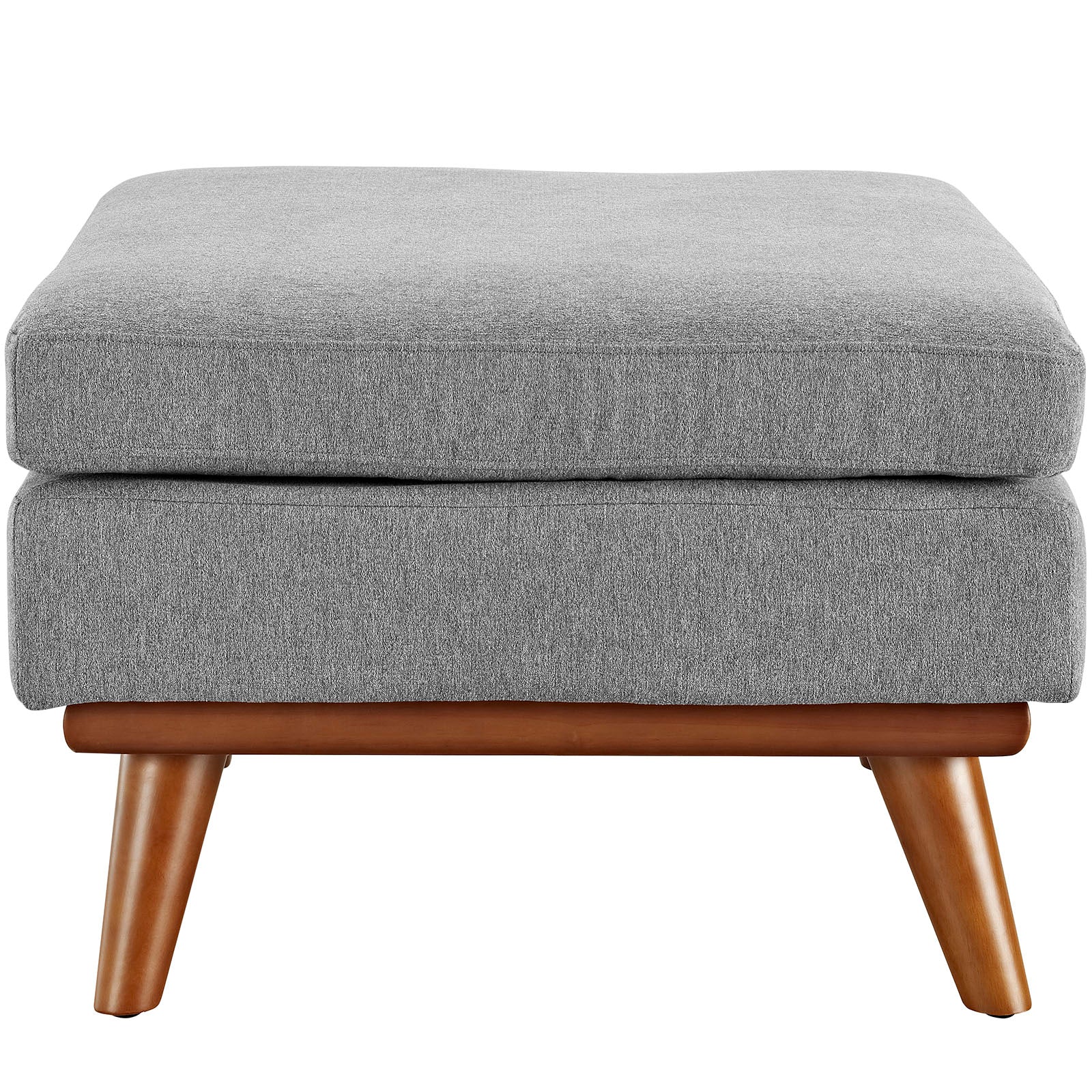 Modway Ottomans & Stools - Engage Upholstered Fabric Ottoman Expectation Gray