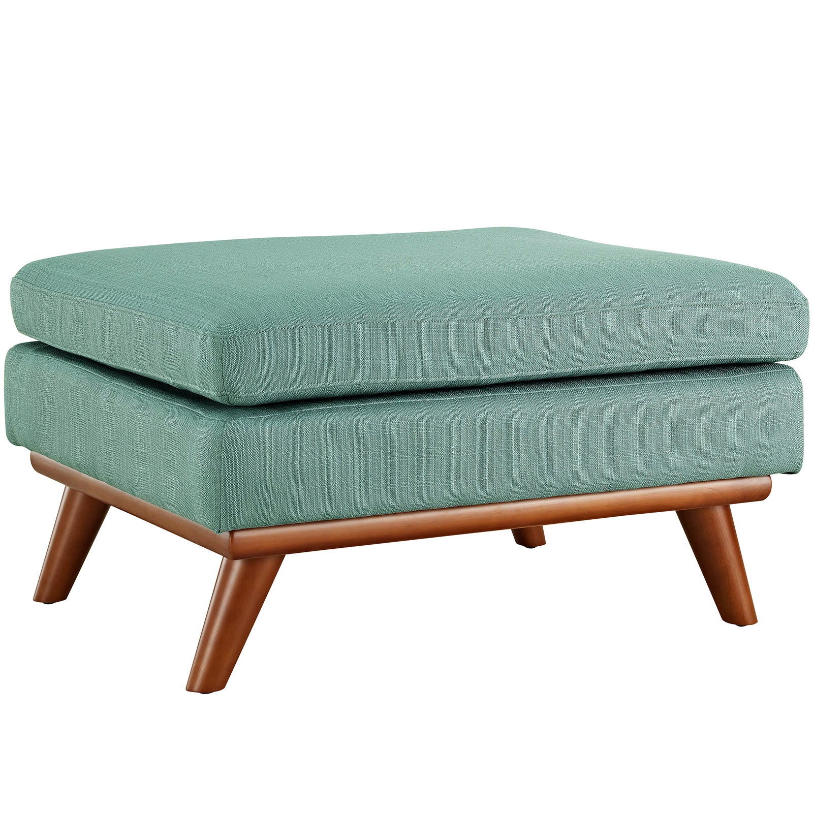 Modway Ottomans & Stools - Engage Upholstered Fabric Ottoman Laguna