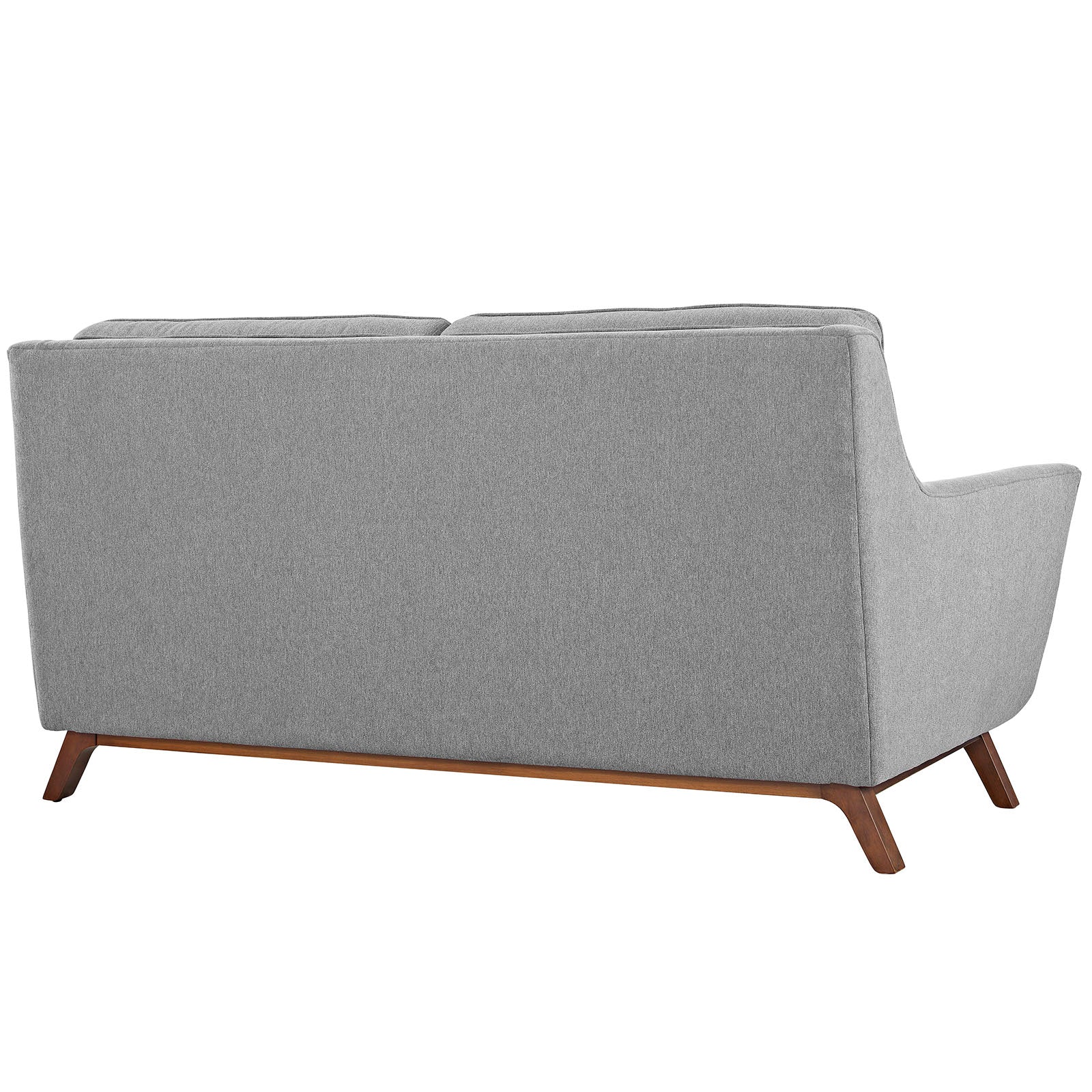 Modway Loveseats - Beguile Upholstered Fabric Loveseat Expectation Gray