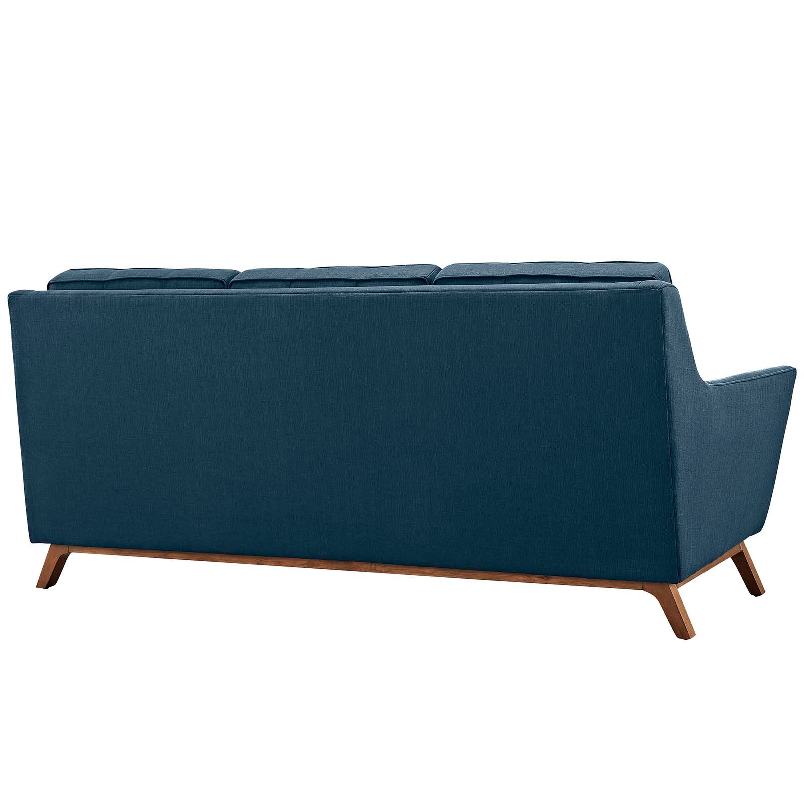 Modway Sofas & Couches - Beguile Upholstered Fabric Sofa Azure