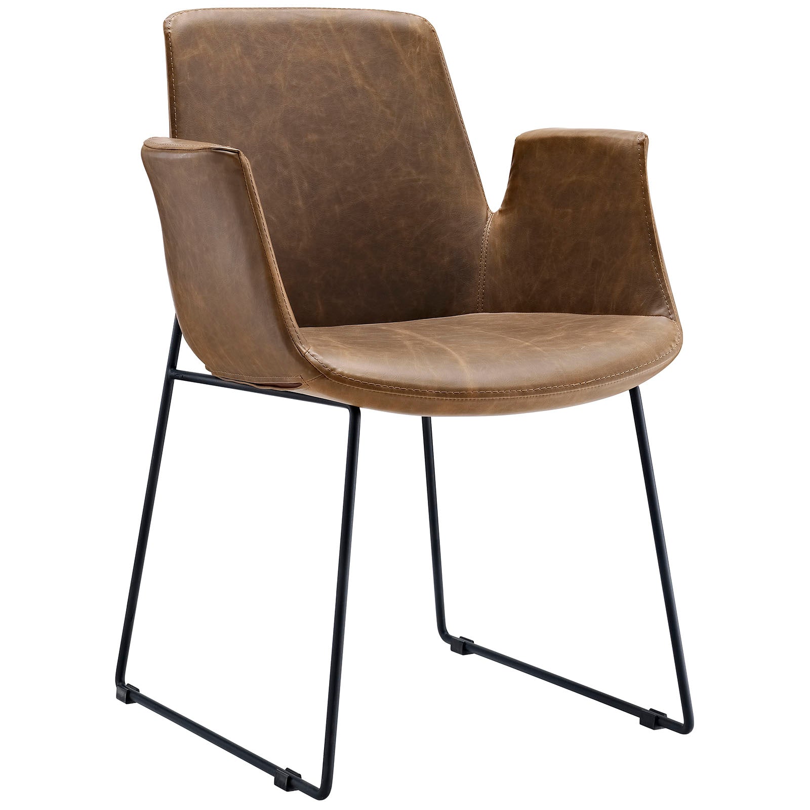 Modway Dining Chairs - Aloft Dining Armchair Brown