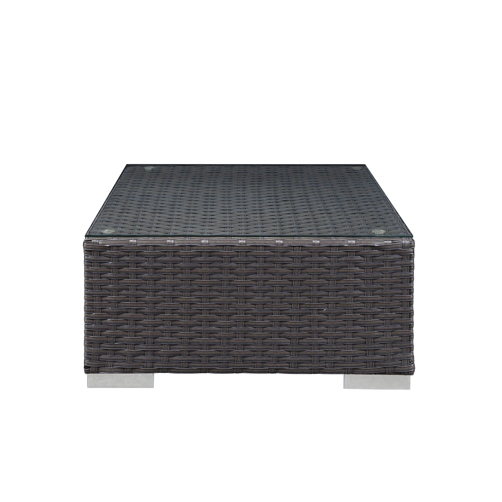 Modway Outdoor Stools & Benches - Sojourn Outdoor Patio Sunbrella Ottoman Canvas Navy