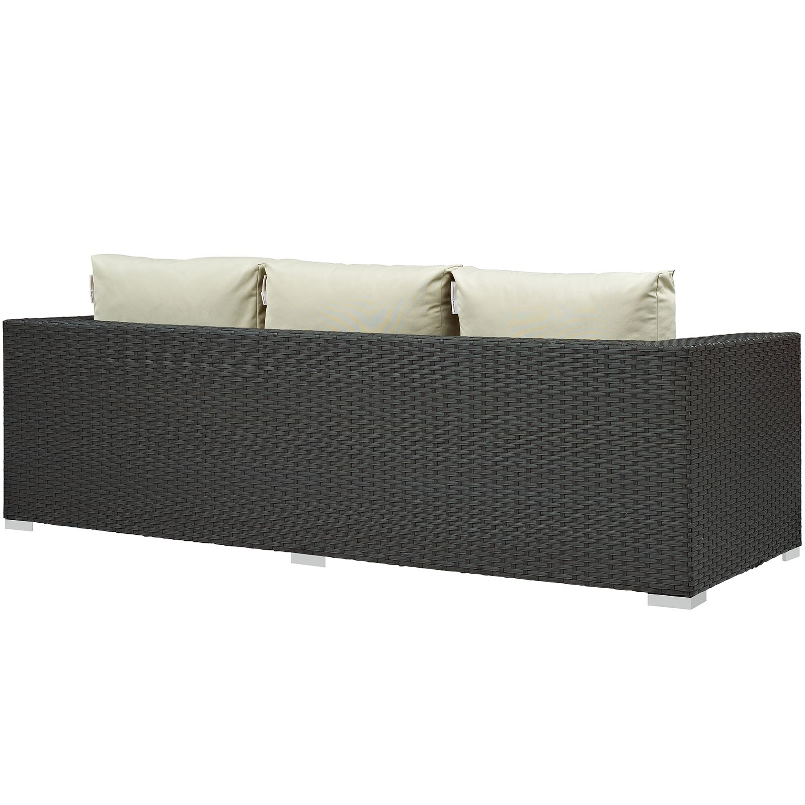 Modway Outdoor Sofas - Sojourn Outdoor Patio Sunbrella Sofa Canvas Antique Beige