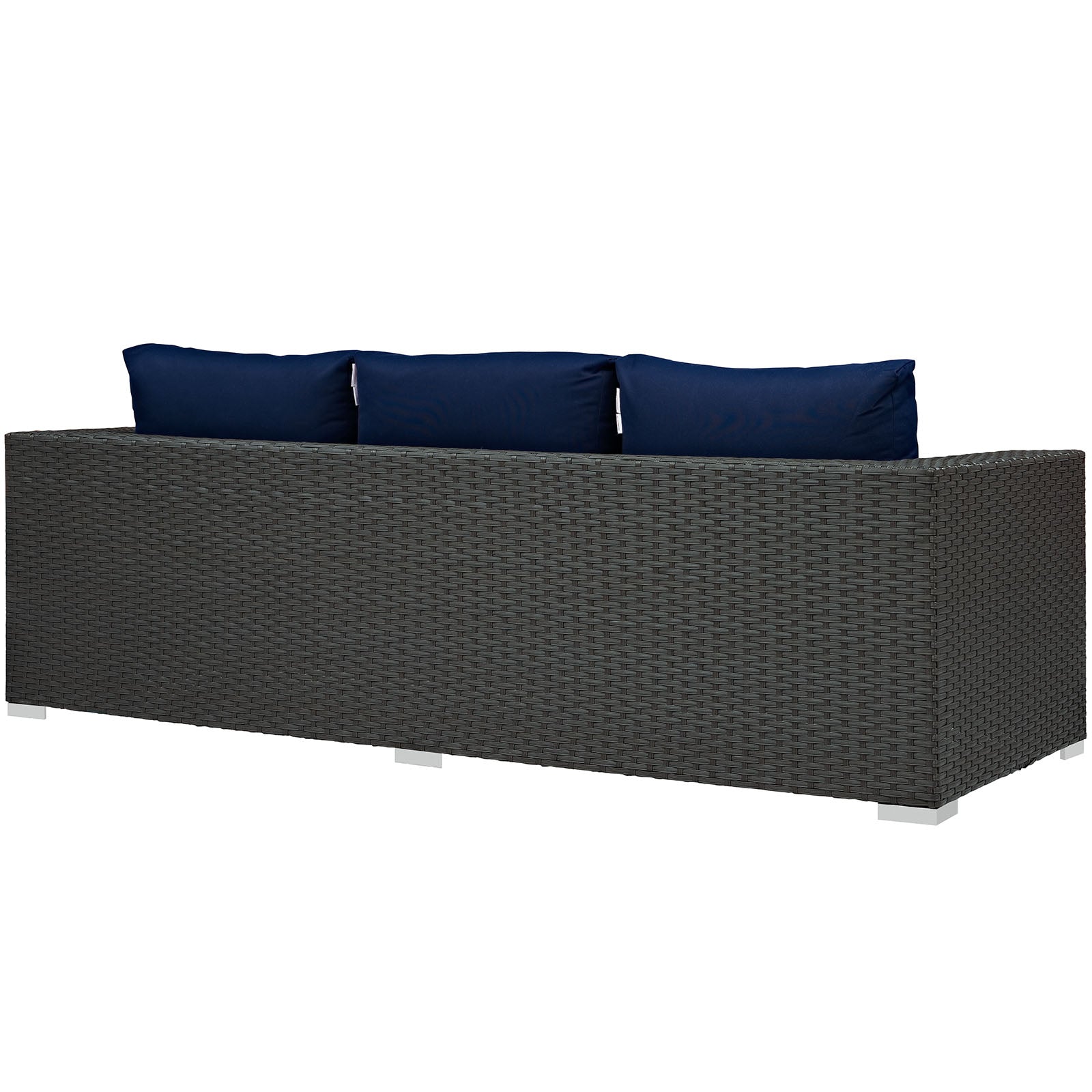 Modway Outdoor Sofas - Sojourn Outdoor Patio Sunbrella Sofa Canvas Navy