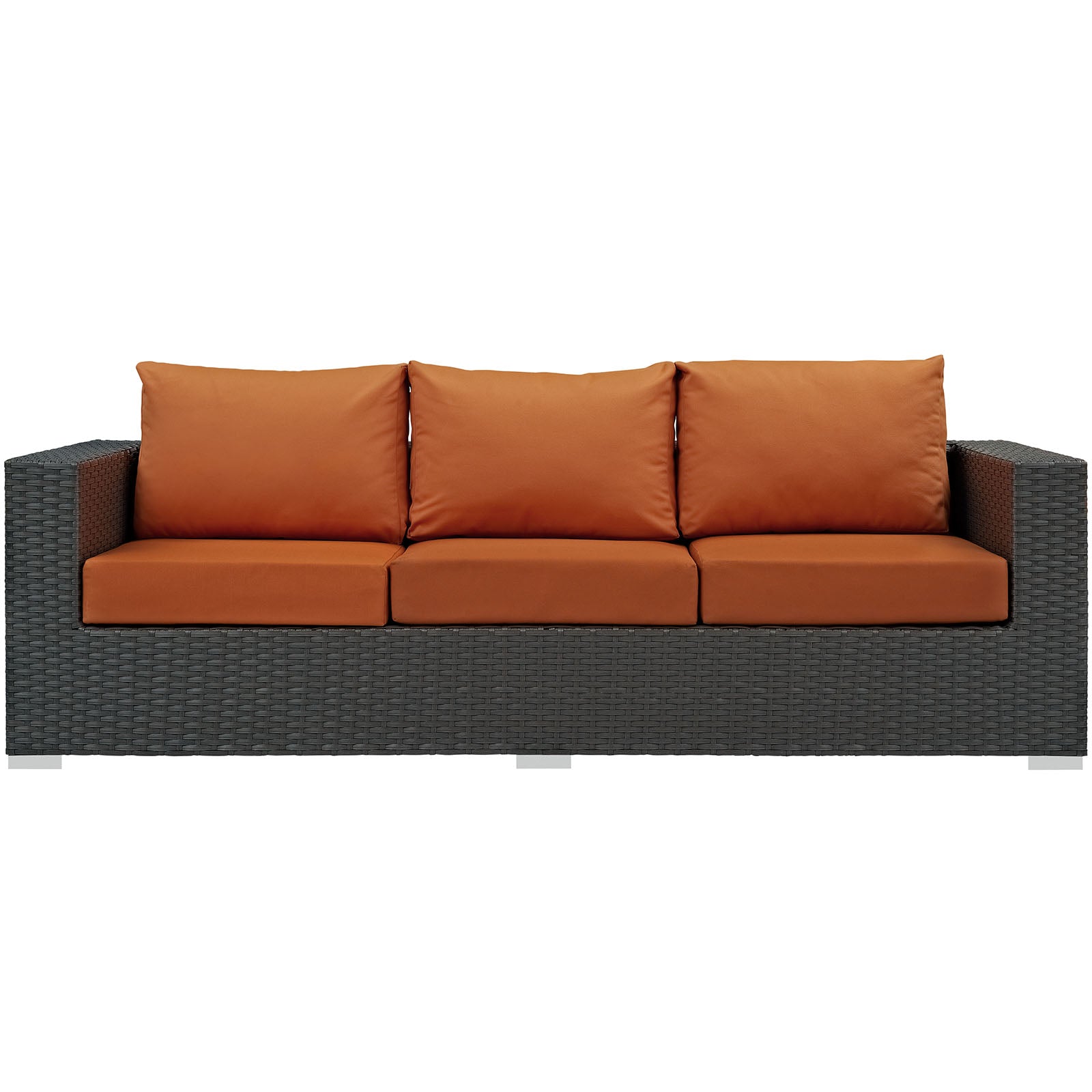 Modway Outdoor Sofas - Sojourn Outdoor Patio Sunbrella Sofa Canvas Tuscan