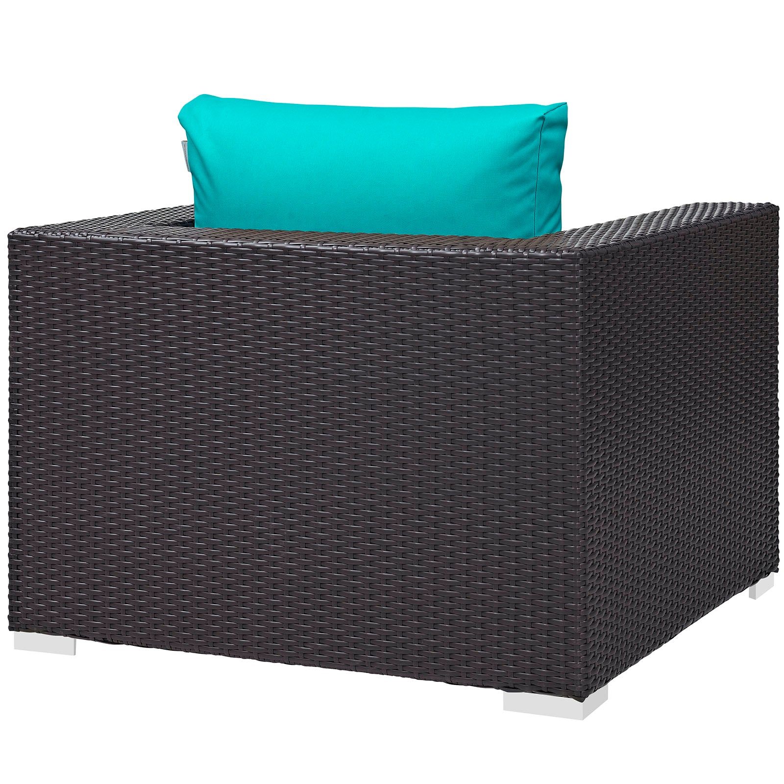 Modway Outdoor Chairs - Convene Outdoor Patio Armchair Turquoise