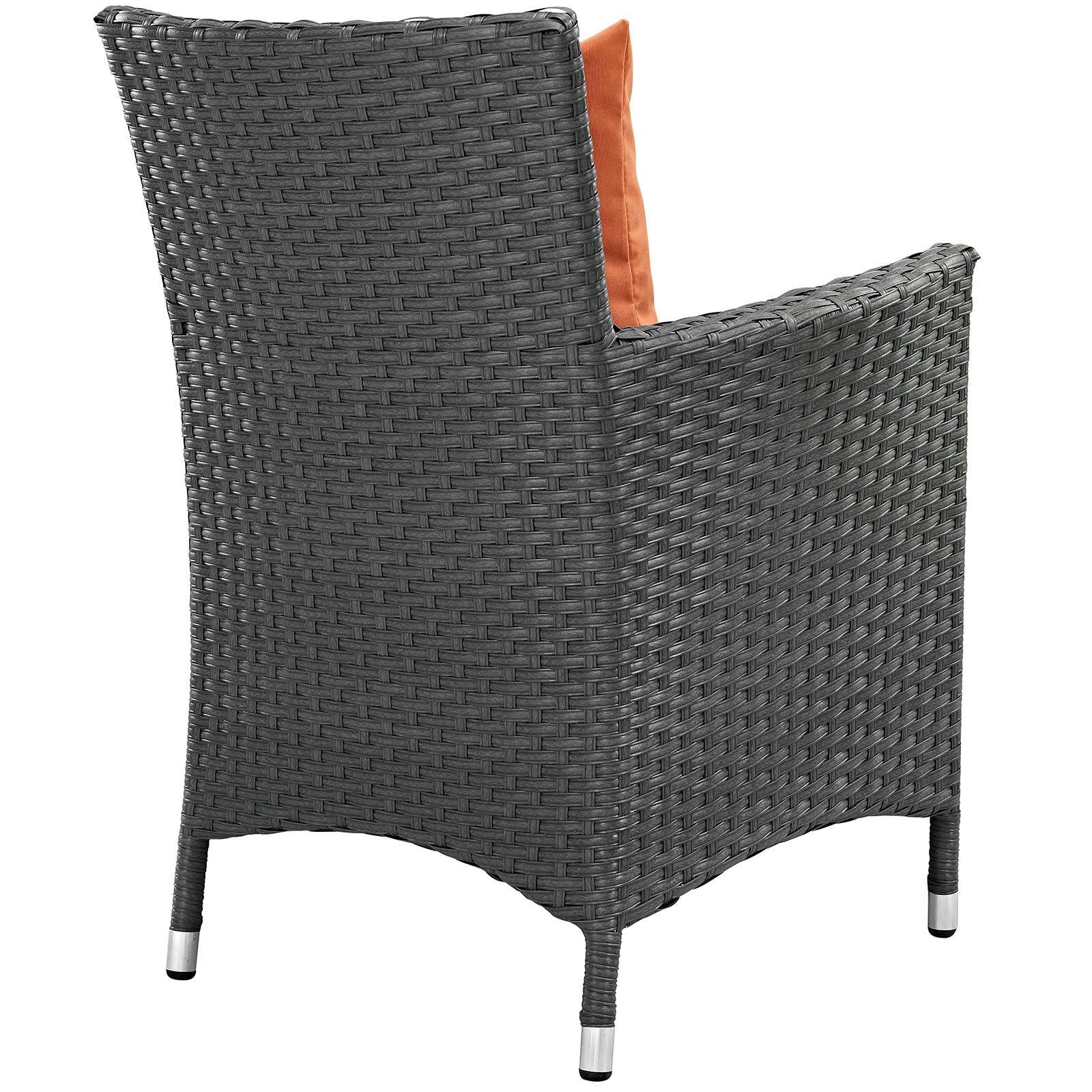 Modway Outdoor Dining Chairs - Sojourn Dining Outdoor Patio Sunbrella Armchair Canvas Tuscan