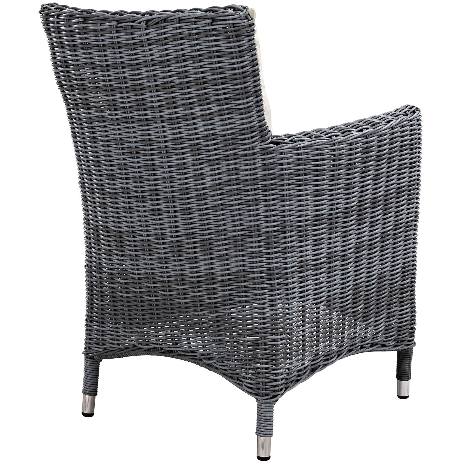 Summon Dining Outdoor Patio Sunbrella Armchair Antique Canvas Beige
