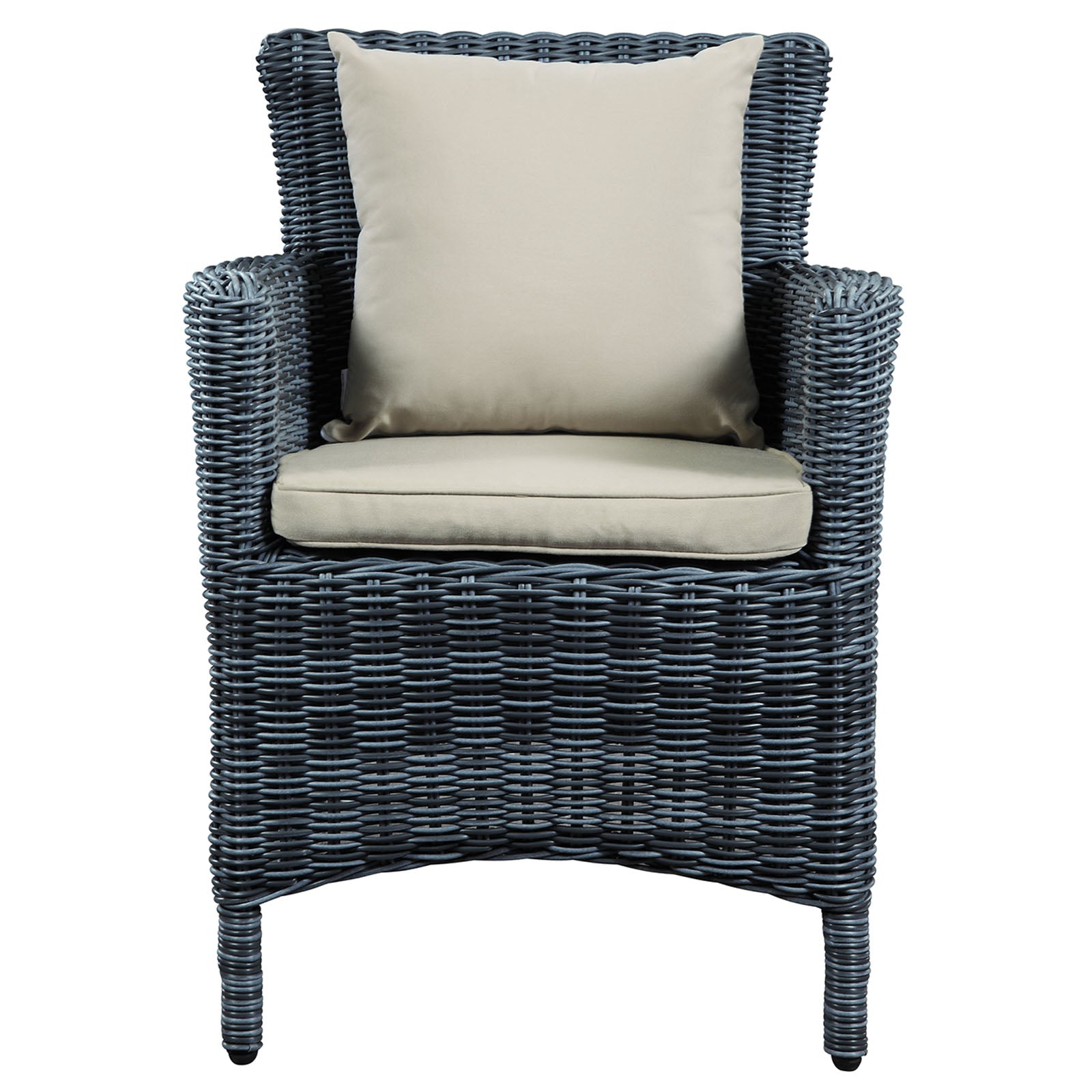 Summon Dining Outdoor Patio Sunbrella Armchair Antique Canvas Beige