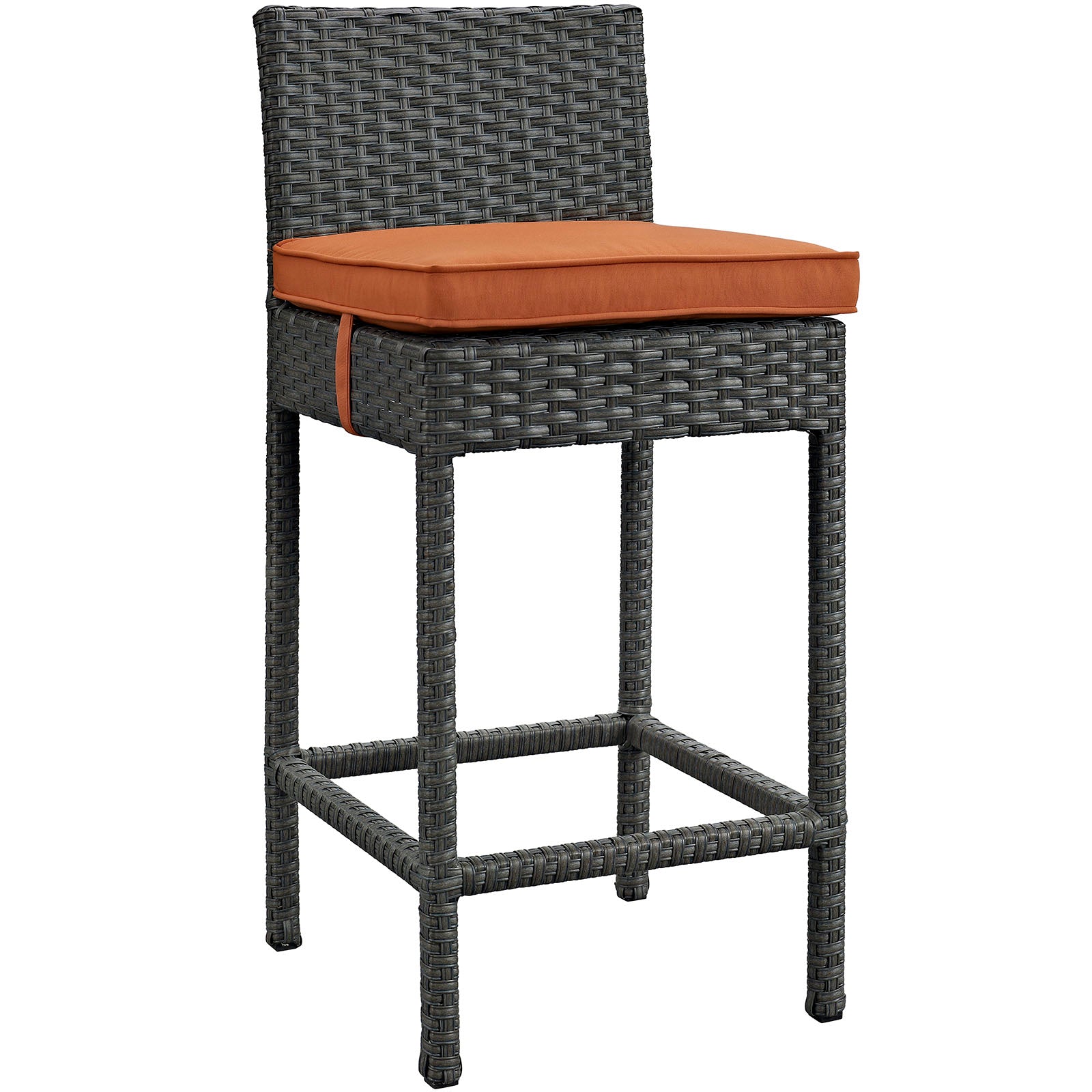 Modway Outdoor Barstools - Sojourn Outdoor Patio Sunbrella Bar Stool Canvas Tuscan