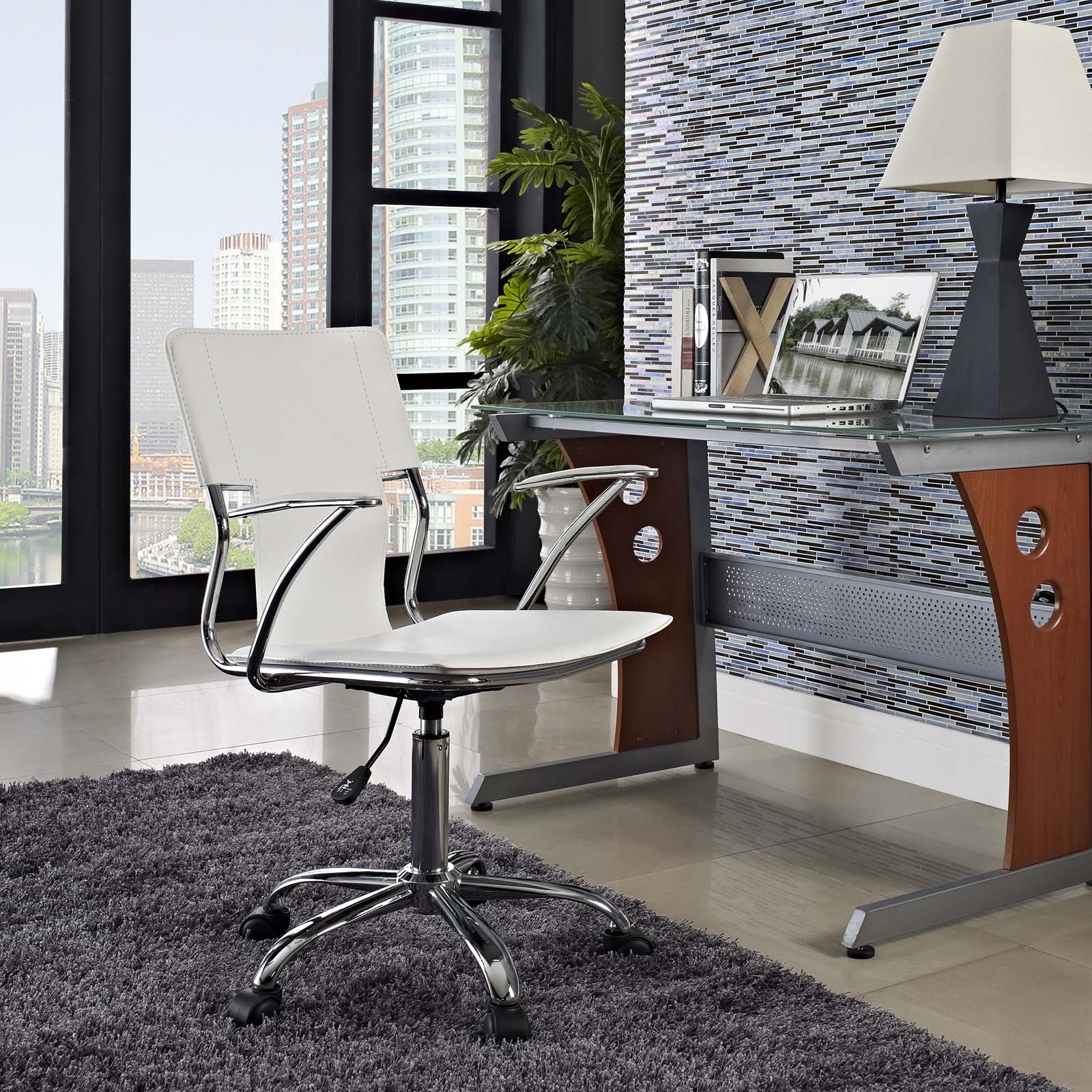 Modway Task Chairs - Studio Office Chair White