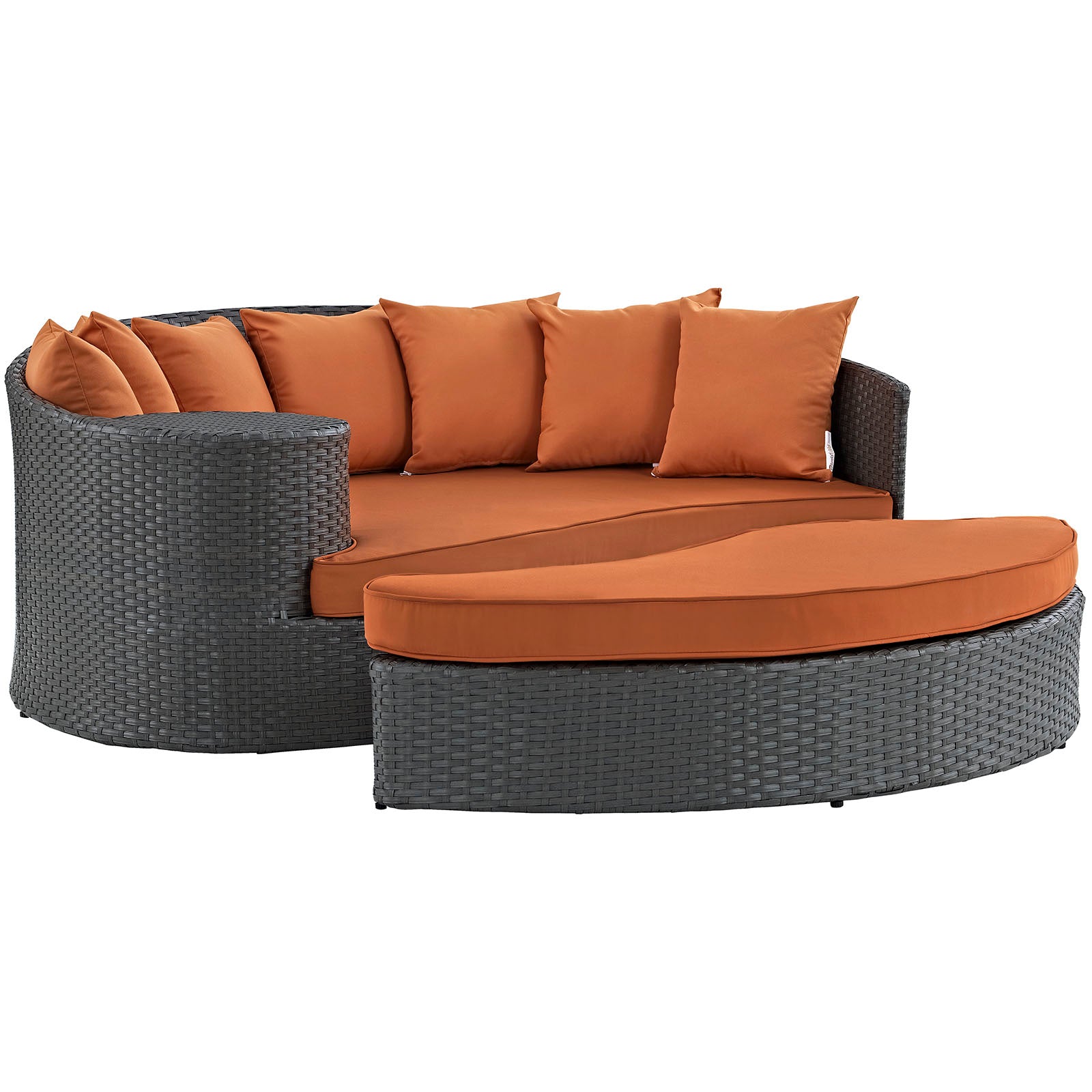 Modway Patio Daybeds - Sojourn Outdoor Patio Sunbrella Daybed Canvas Tuscan 71"W