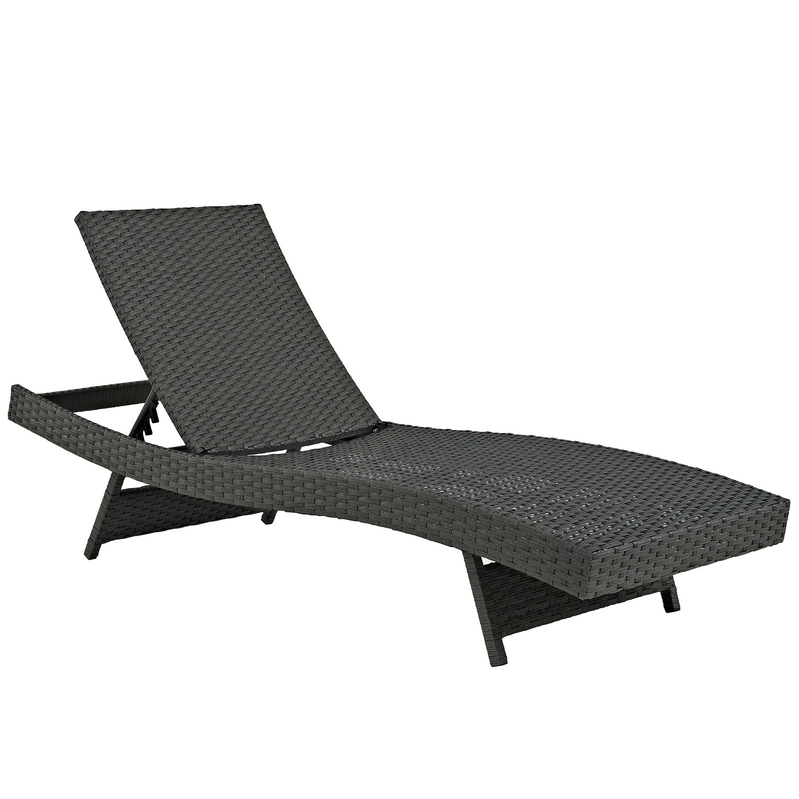 Modway Outdoor Loungers - Sojourn Outdoor Sunbrella Chaise Canvas Navy