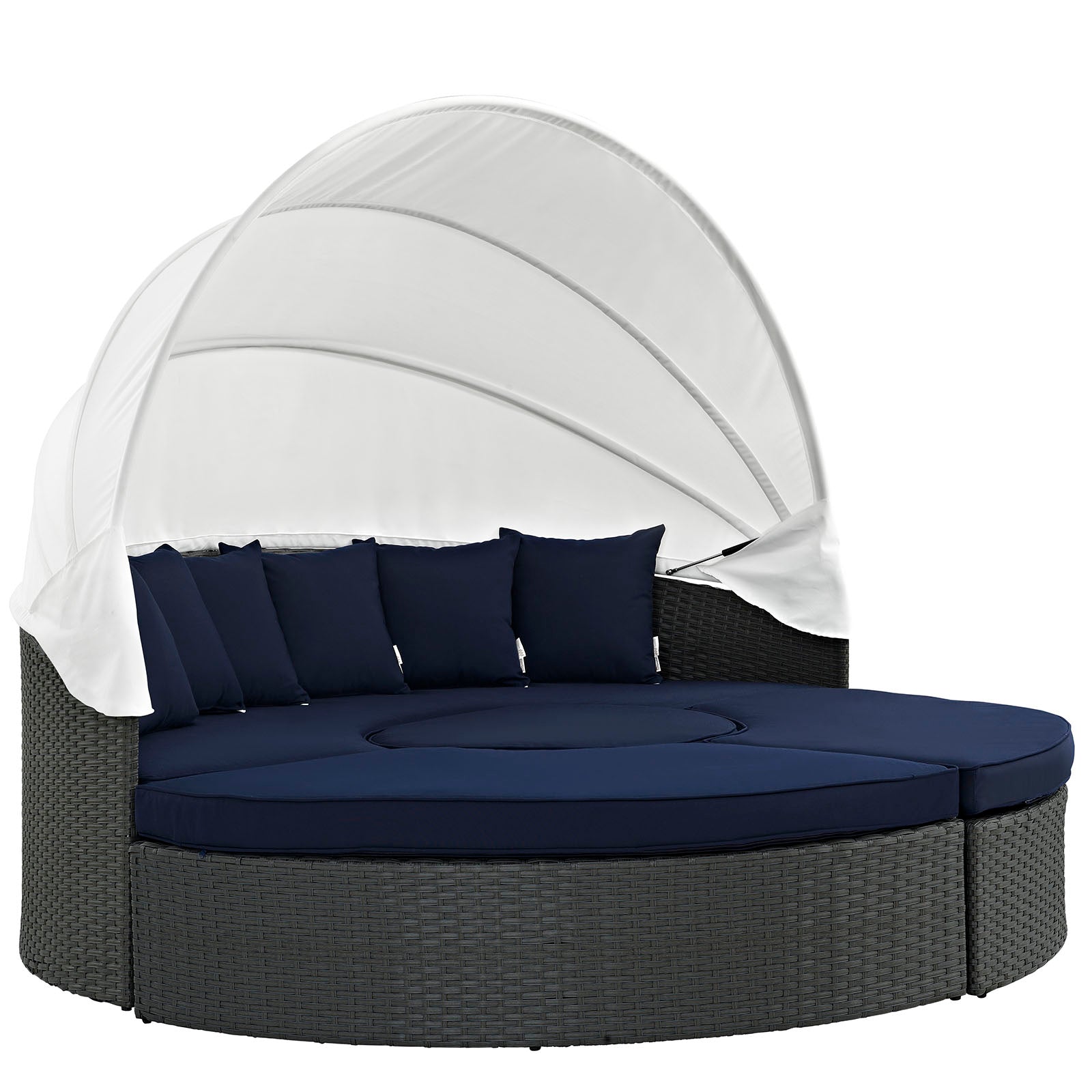 Modway Patio Daybeds - Sojourn Outdoor Patio Sunbrella Daybed Canvas Navy