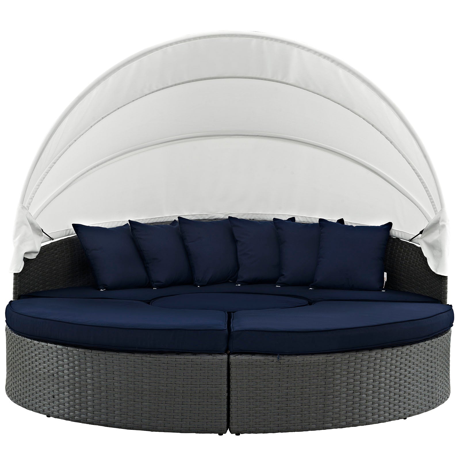 Modway Patio Daybeds - Sojourn Outdoor Patio Sunbrella Daybed Canvas Navy