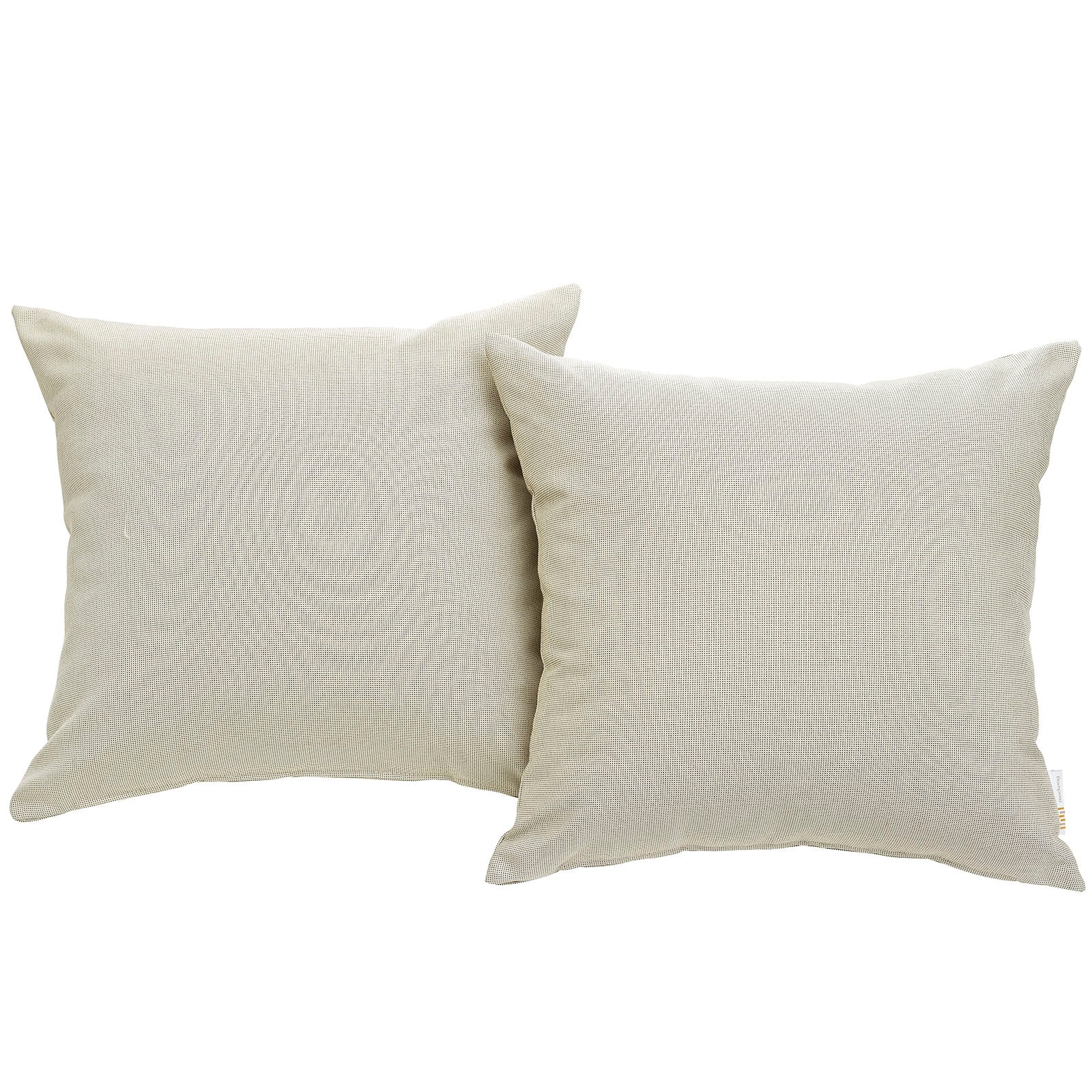 Modway Outdoor Pillows & Cushions - Convene Outdoor Patio Pillow Beige (Set of 2)