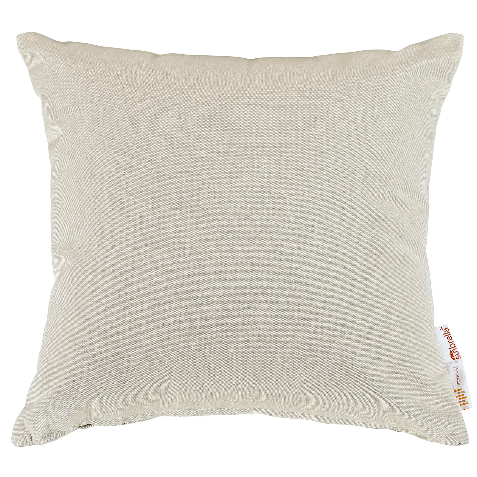 Modway Outdoor Pillows & Cushions - Summon 2 Piece Outdoor Patio Sunbrella Pillow Set Beige