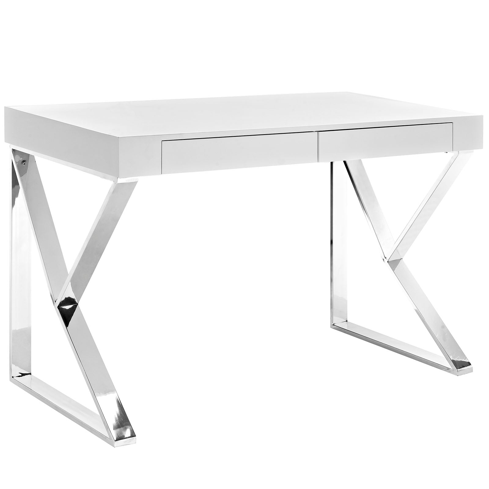 Modway Desks - Adjacent Desk White