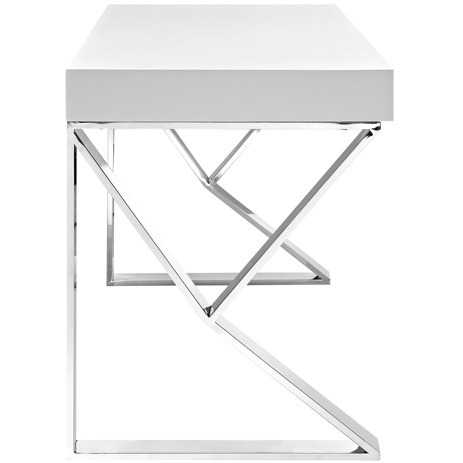 Modway Desks - Adjacent Desk White