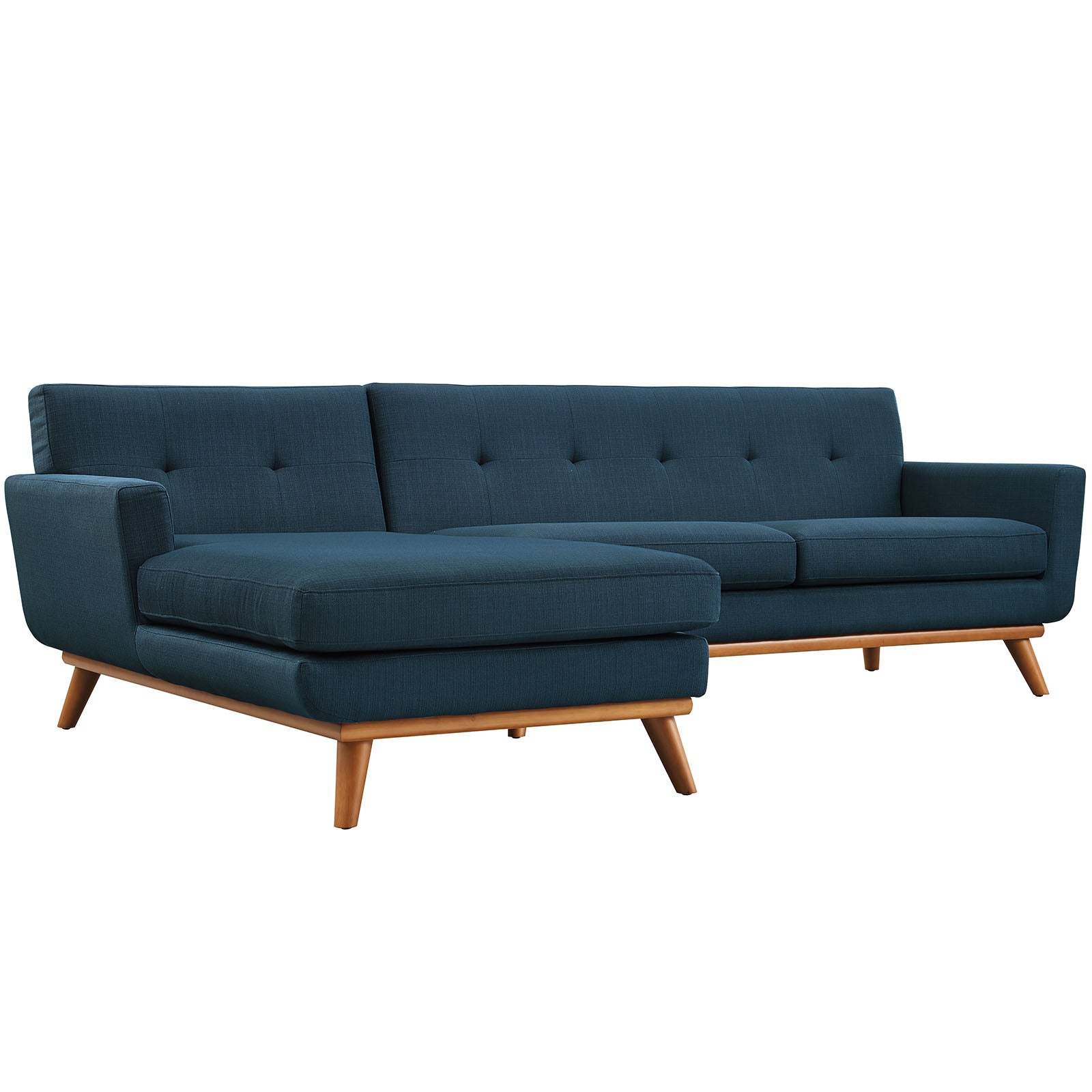 Modway Sectional Sofas - Engage Left-Facing Sectional Sofa Azure