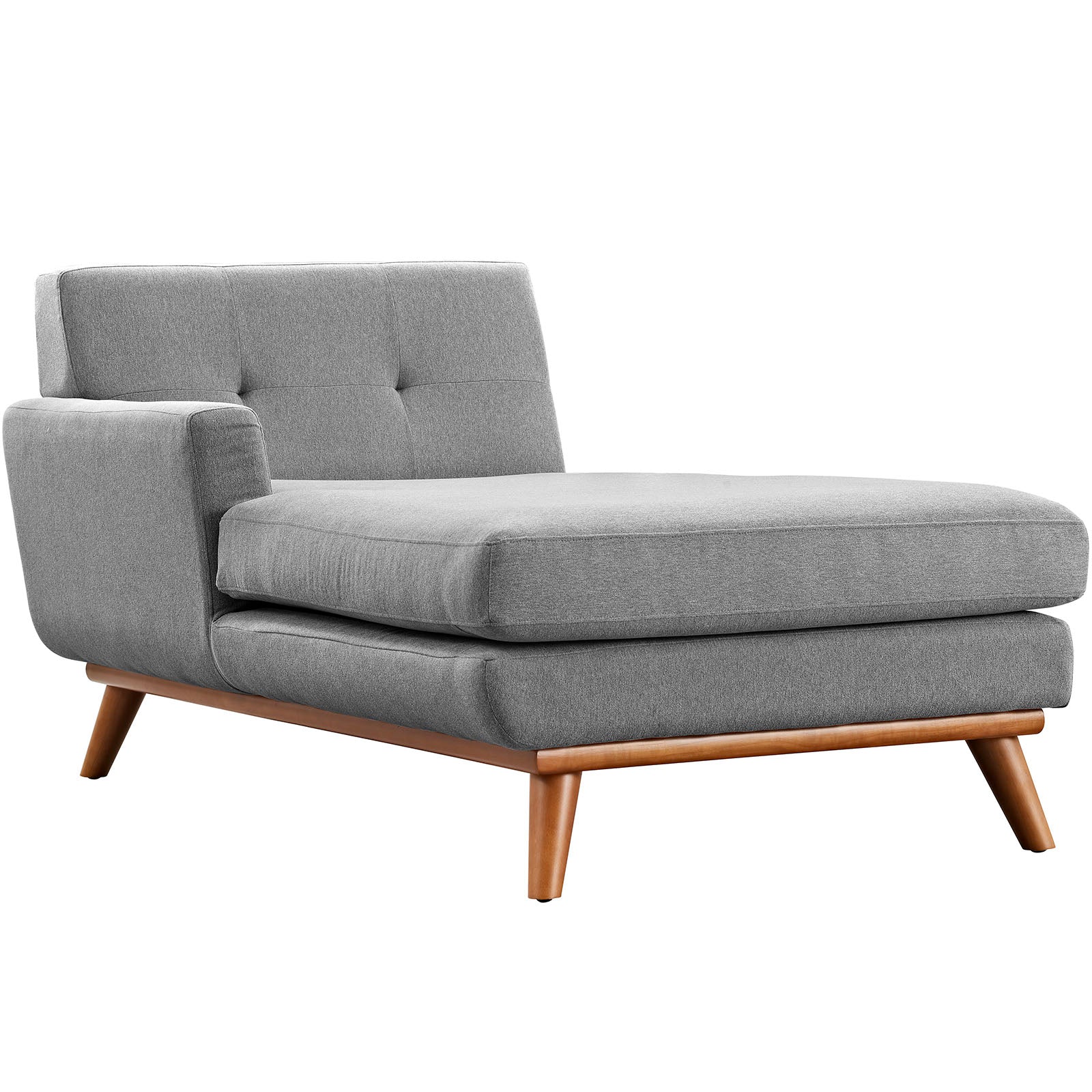 Modway Sectional Sofas - Engage Left-Extended Sectional Sofa Expectation Gray