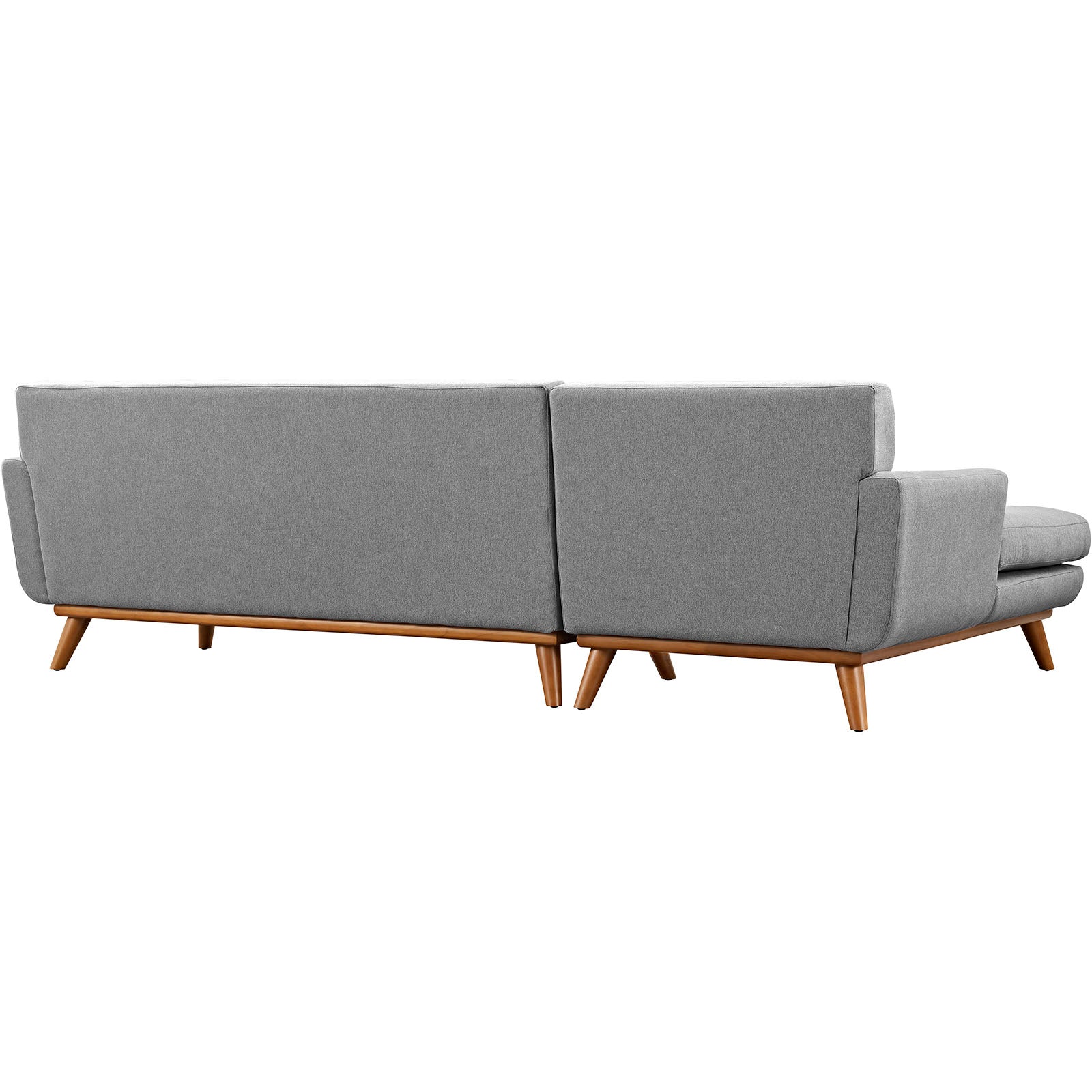 Modway Sectional Sofas - Engage Left-Extended Sectional Sofa Expectation Gray