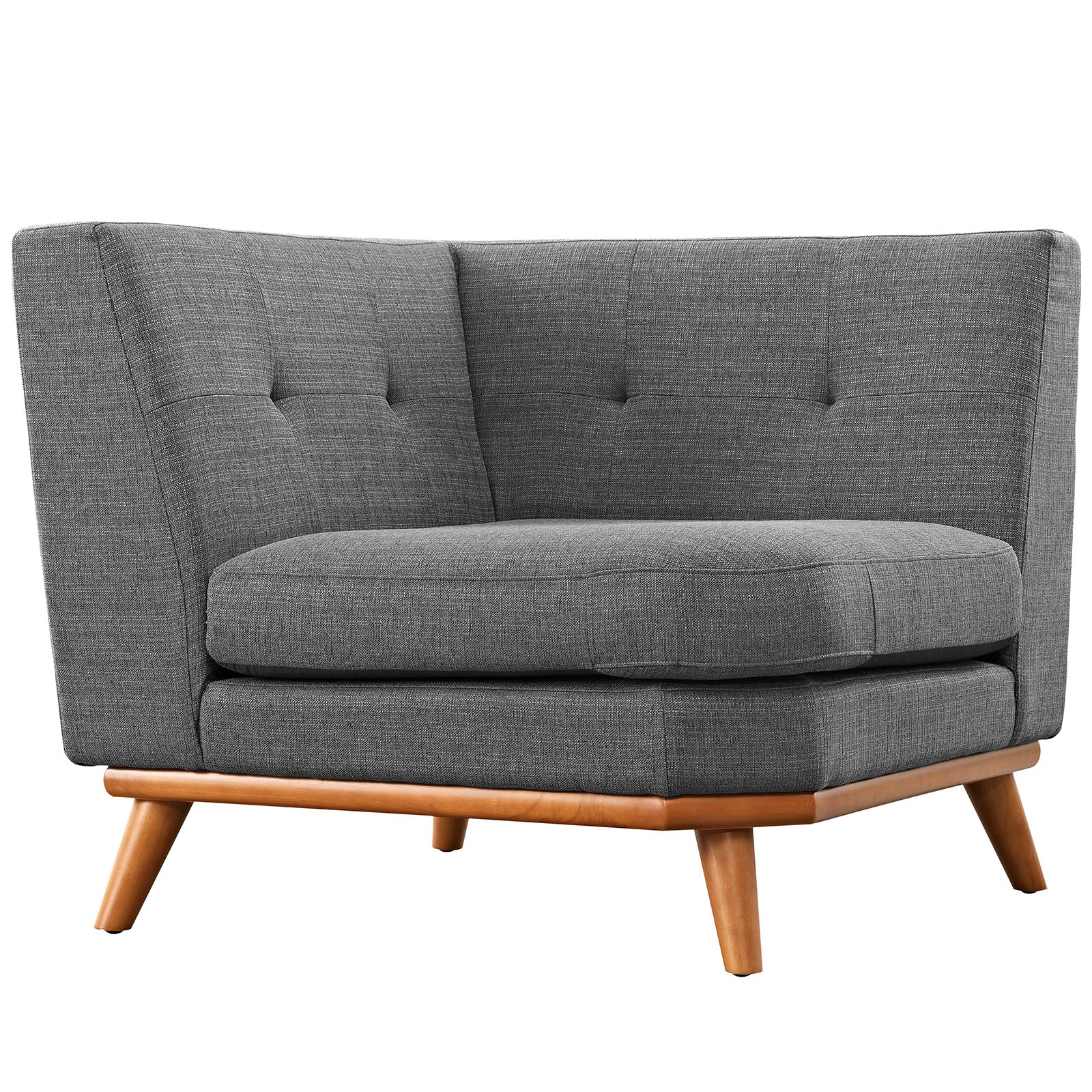 Modway Sectional Sofas - Engage L-Shaped Sectional Sofa Gray