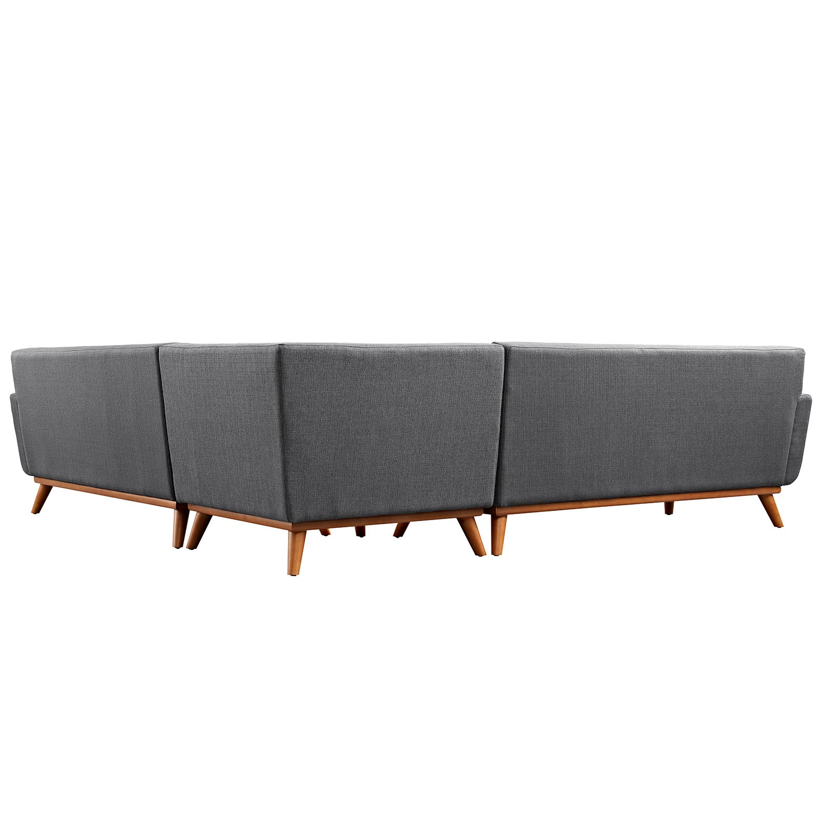Modway Sectional Sofas - Engage L-Shaped Sectional Sofa Gray