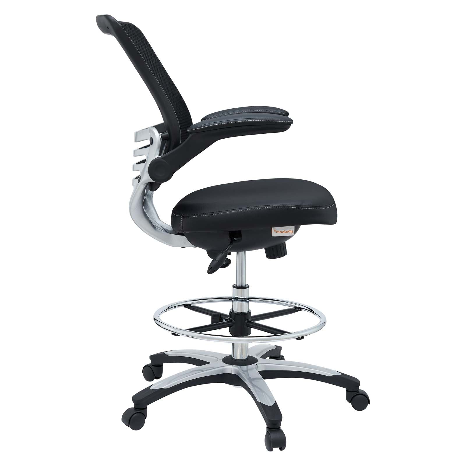 Modway Task Chairs - Edge Drafting Chair Black