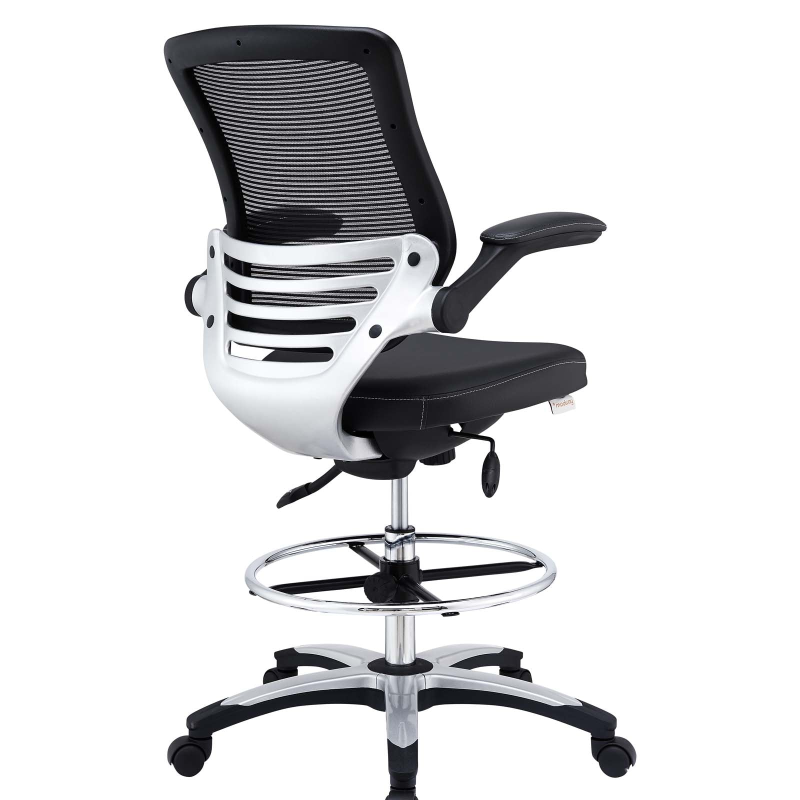 Modway Task Chairs - Edge Drafting Chair Black