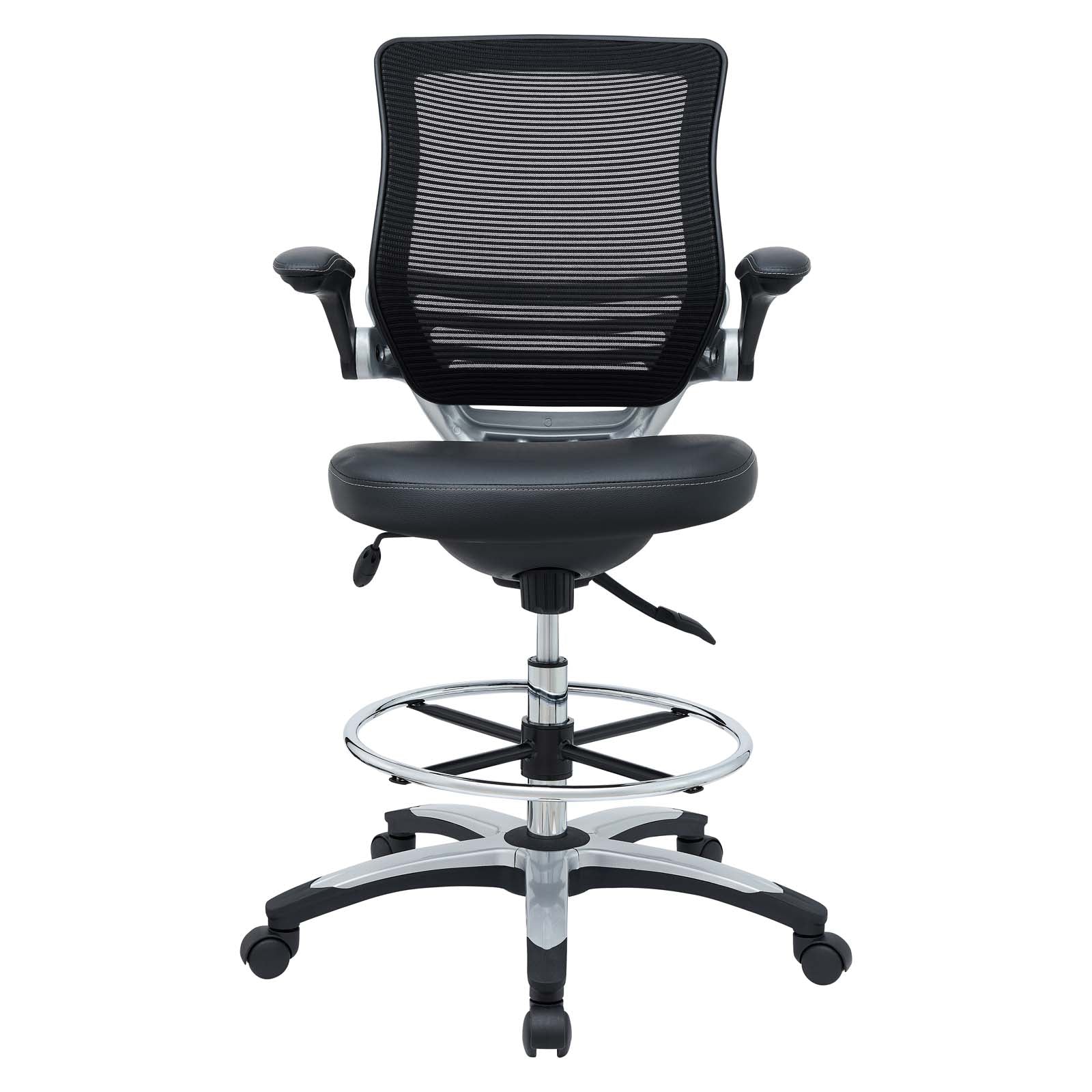 Modway Task Chairs - Edge Drafting Chair Black