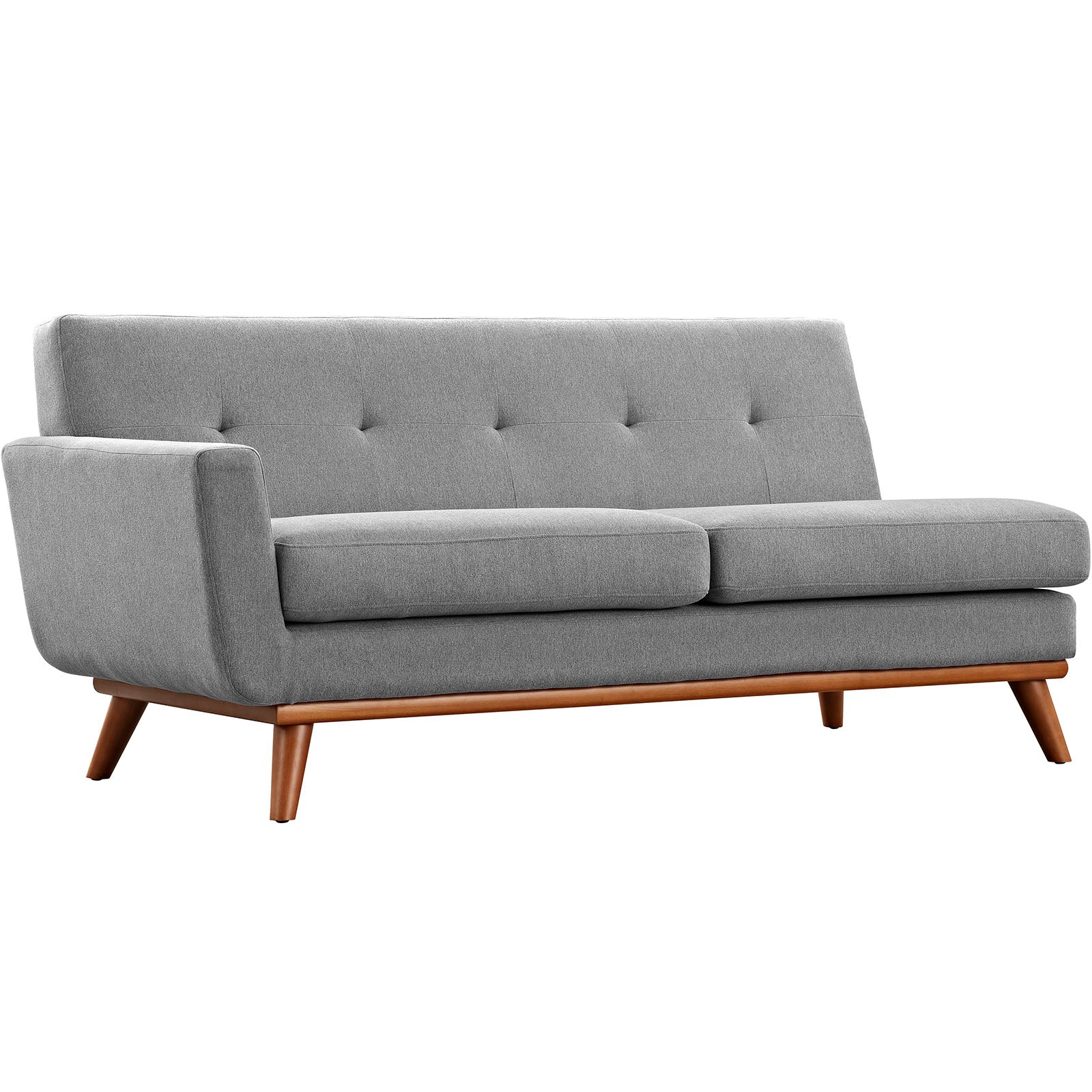 Modway Sectional Sofas - Engage Right-Facing Sectional Sofa Gray