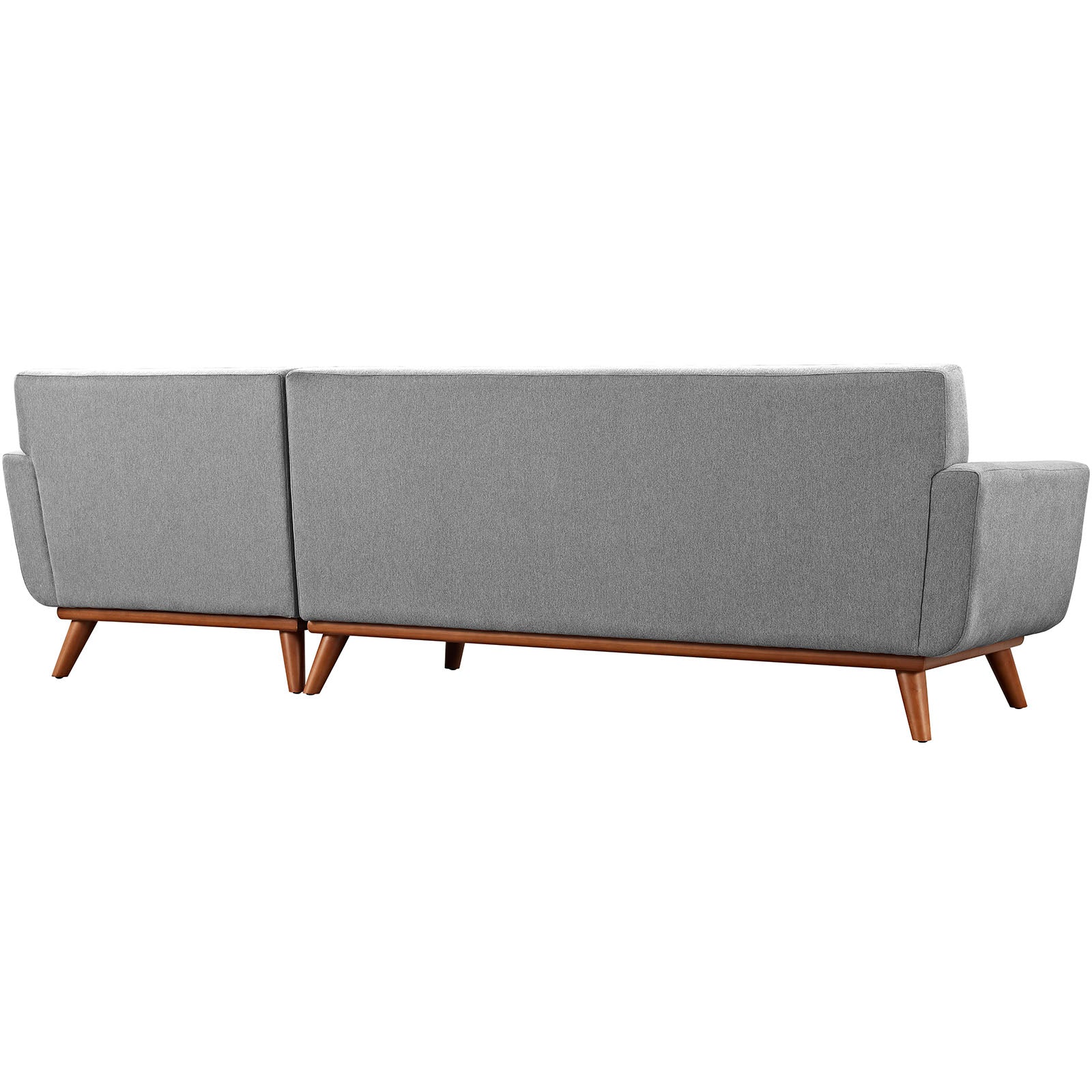 Modway Sectional Sofas - Engage Right-Facing Sectional Sofa Gray