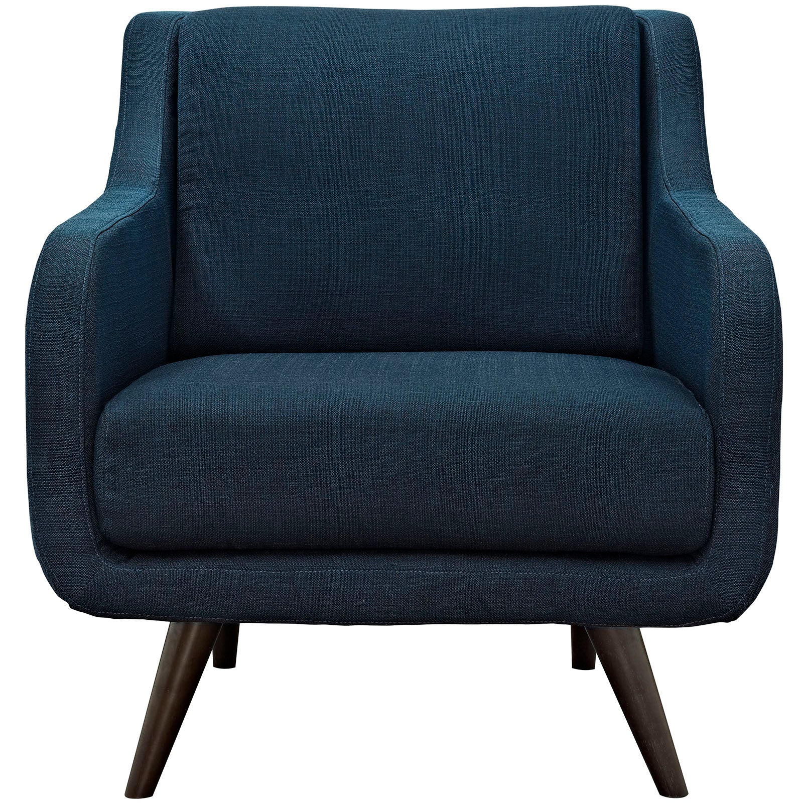 Modway Accent Chairs - Verve Upholstered Fabric Armchair Azure