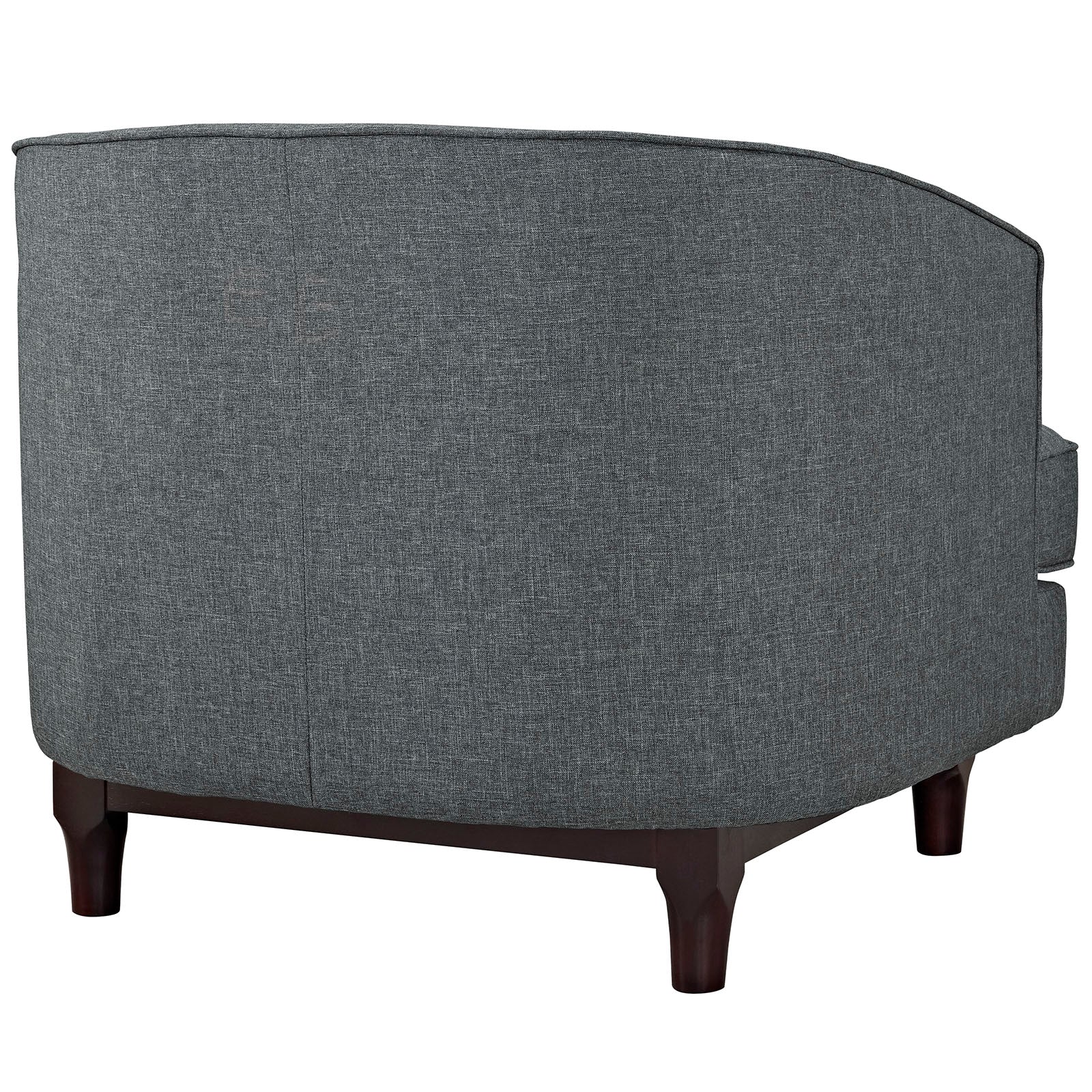 Modway Chairs - Coast Upholstered Fabric Armchair Gray