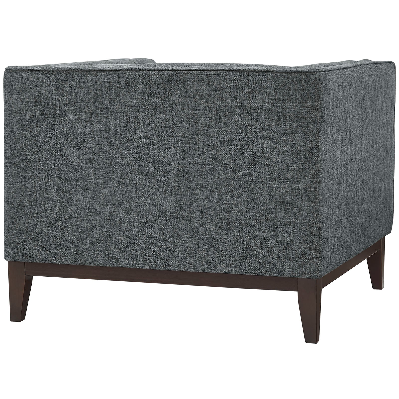 Modway Accent Chairs - Serve Upholstered Fabric Armchair Gray