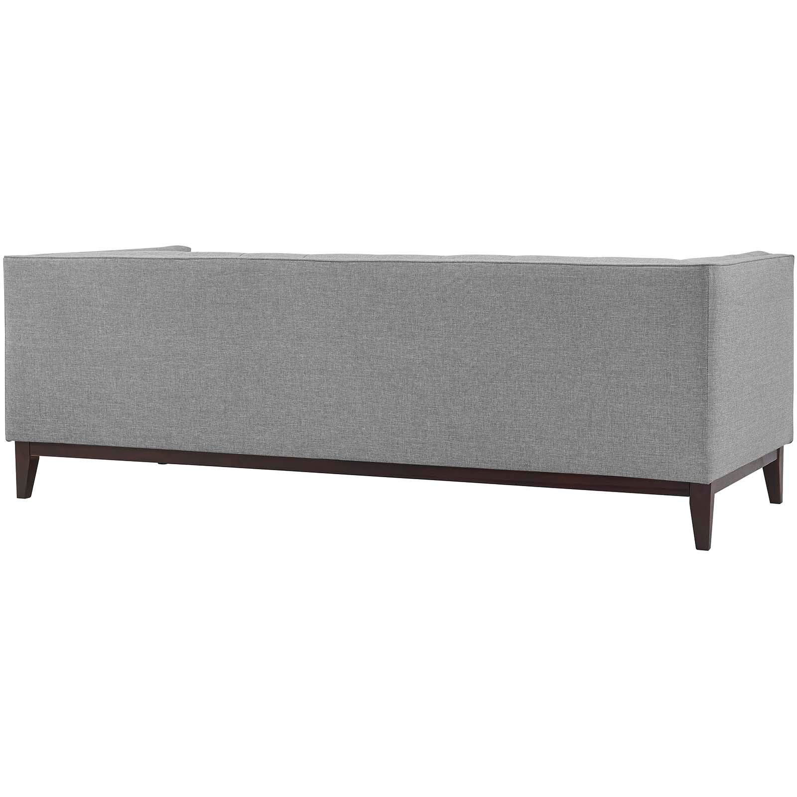 Modway Sofas & Couches - Serve Upholstered Fabric Sofa Light Gray