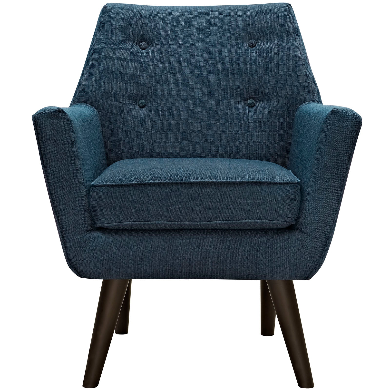 Modway Accent Chairs - Posit Upholstered Fabric Armchair Azure