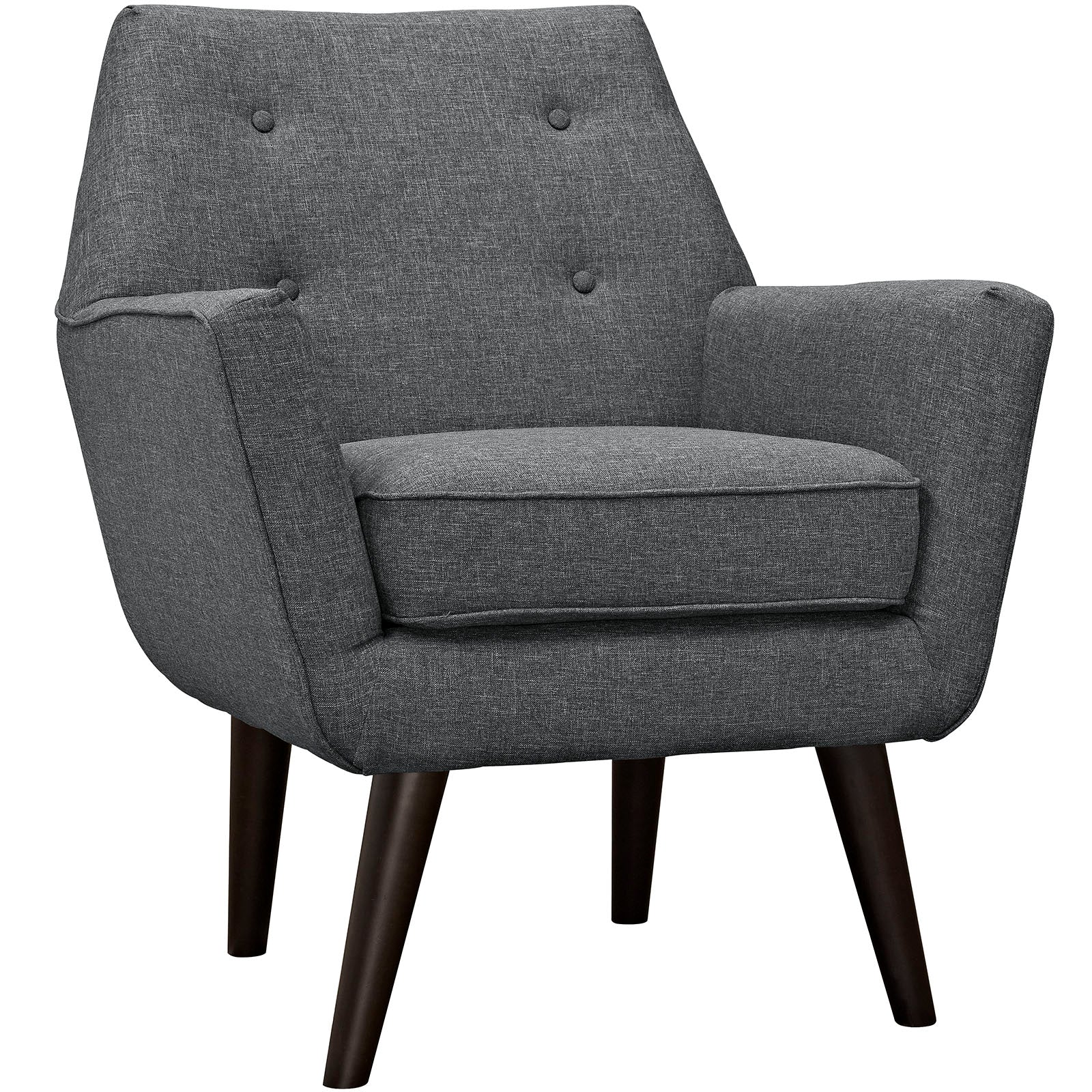 Modway Accent Chairs - Posit Armchair Gray