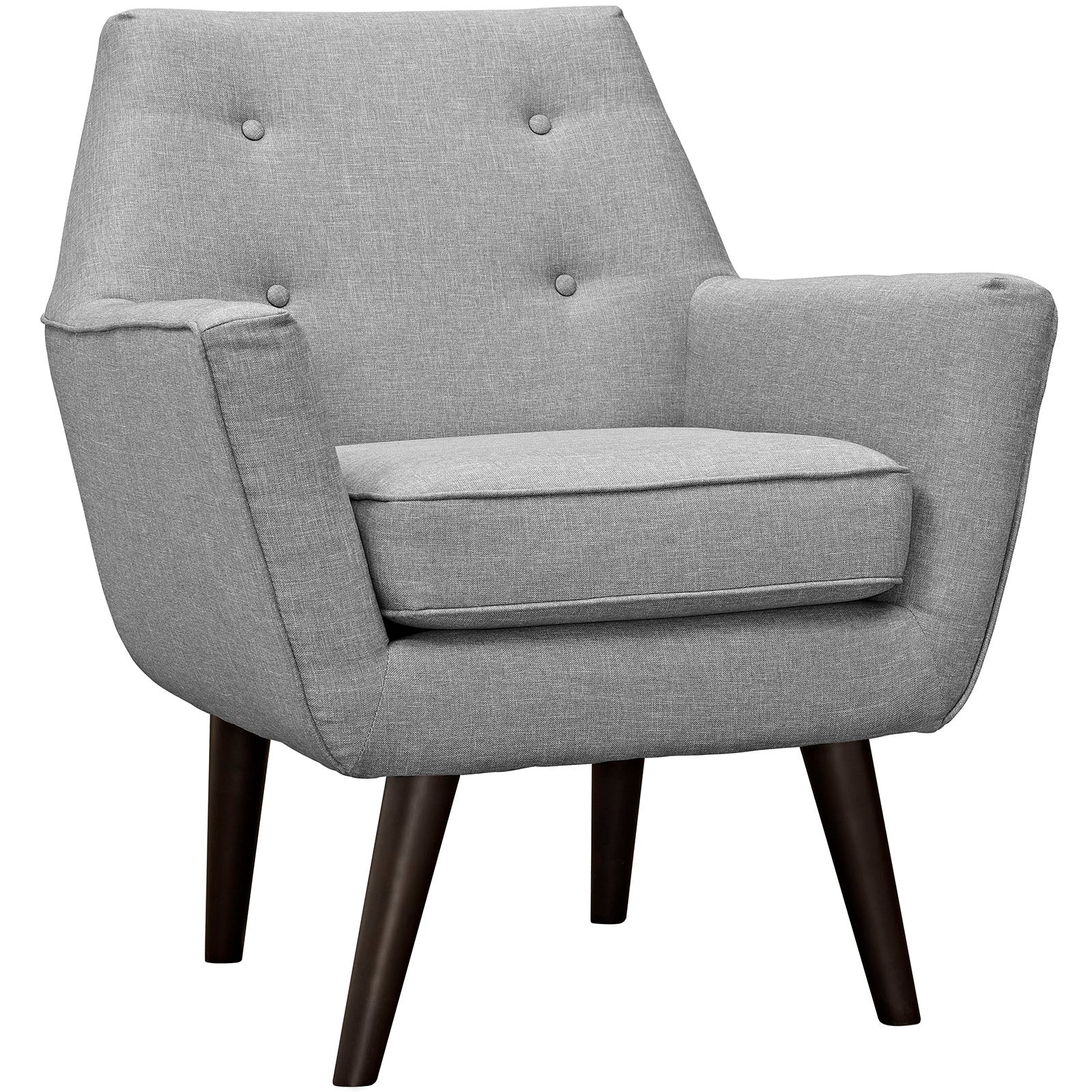 Modway Accent Chairs - Posit Armchair Light Gray