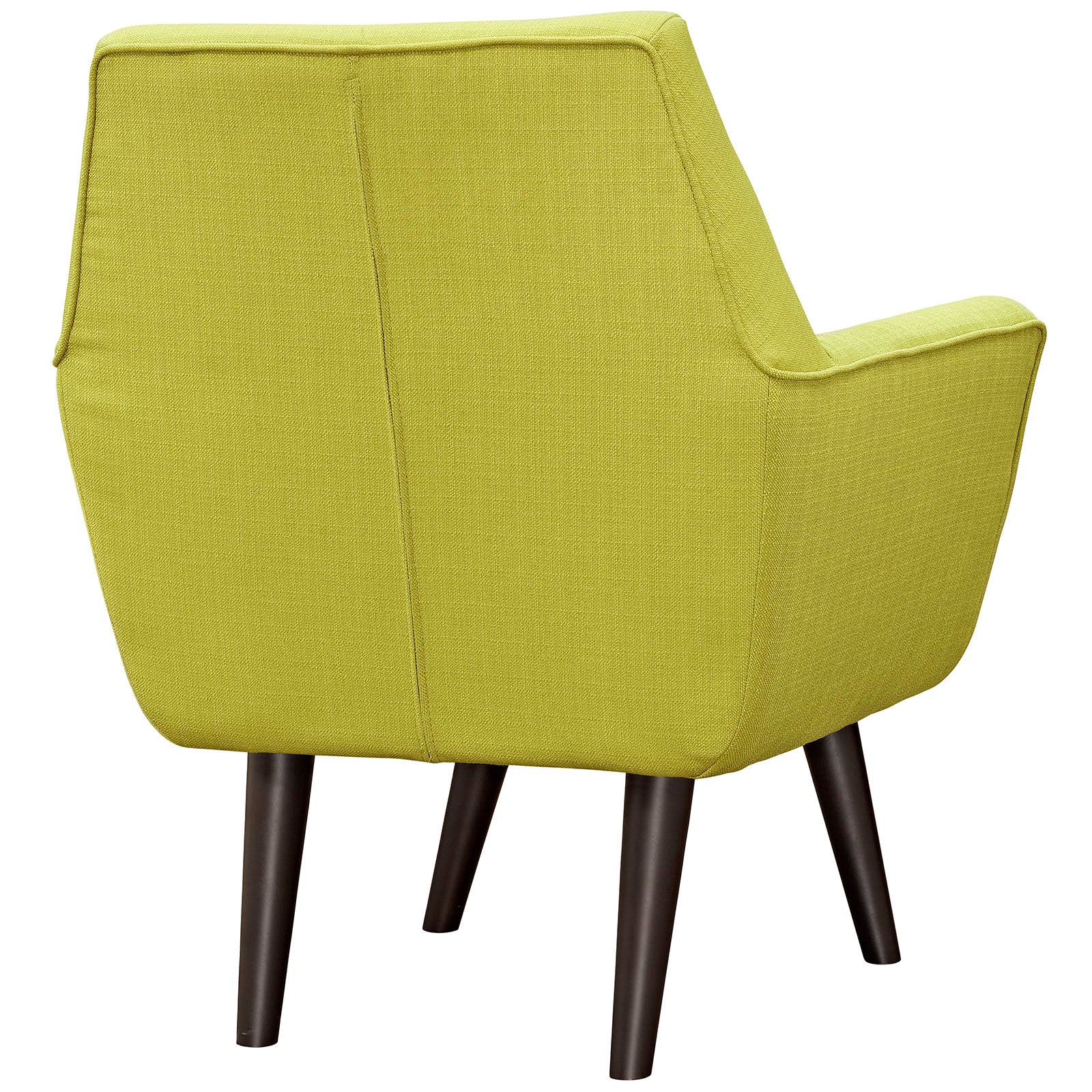Modway Accent Chairs - Posit Upholstered Fabric Armchair Wheatgrass