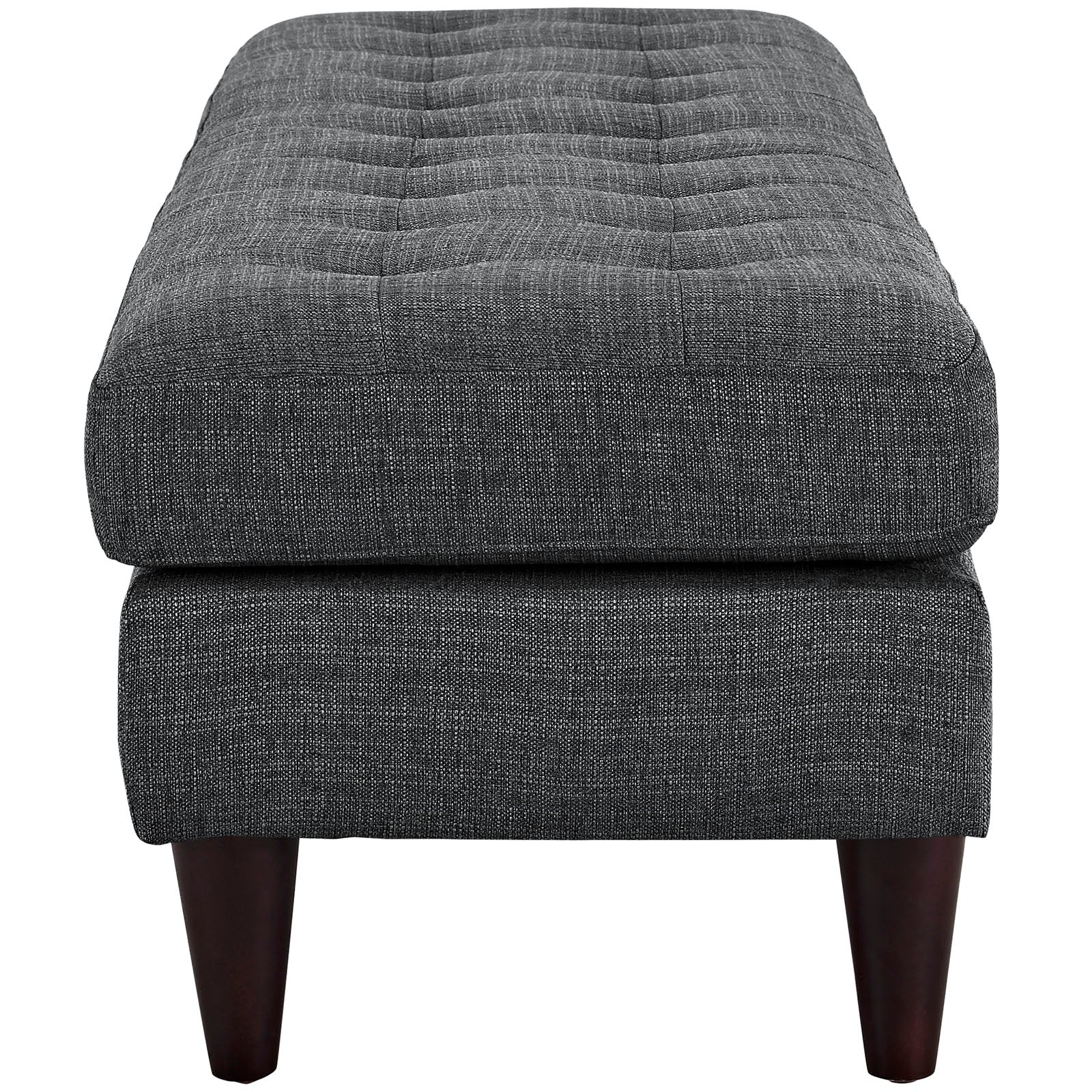 Modway Benches - Empress Large Bench Gray