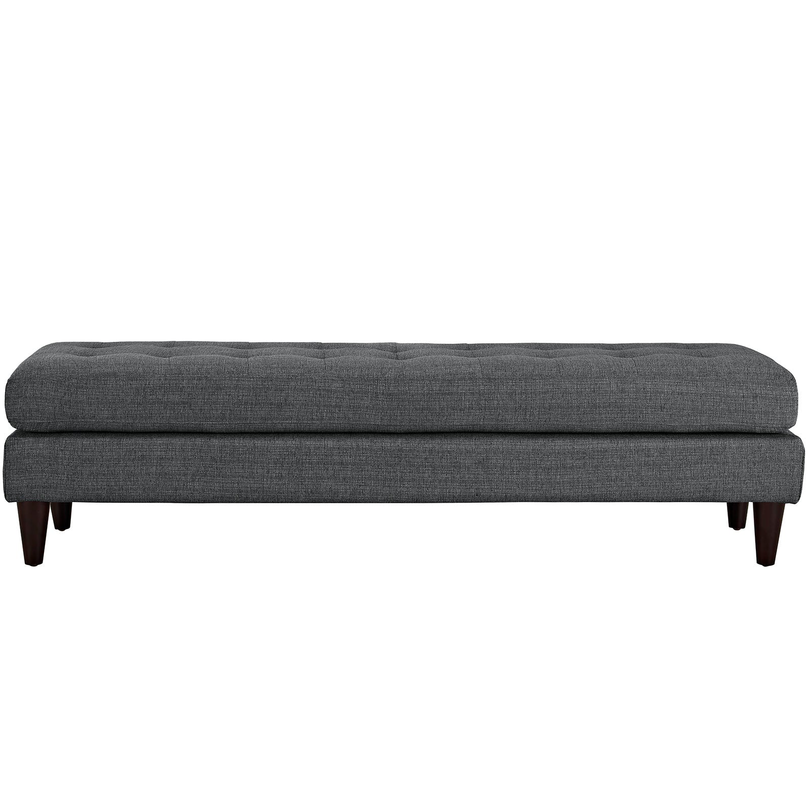 Modway Benches - Empress Large Bench Gray