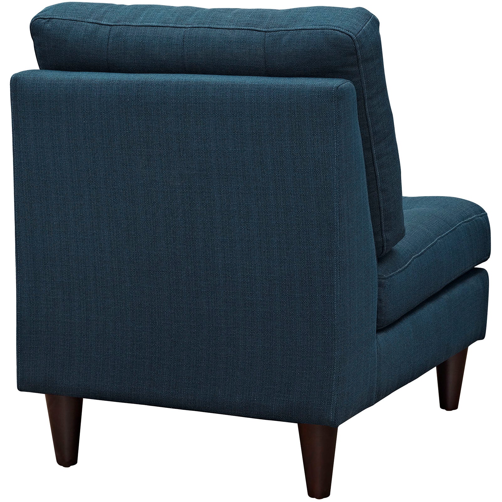 Modway Accent Chairs - Empress Upholstered Fabric Lounge Chair Azure