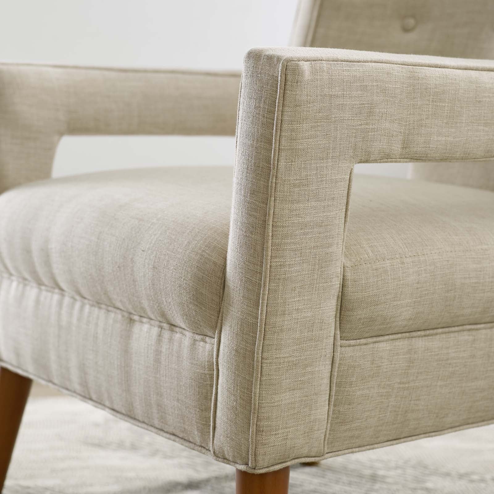 Modway Accent Chairs - Sheer Armchair Sand