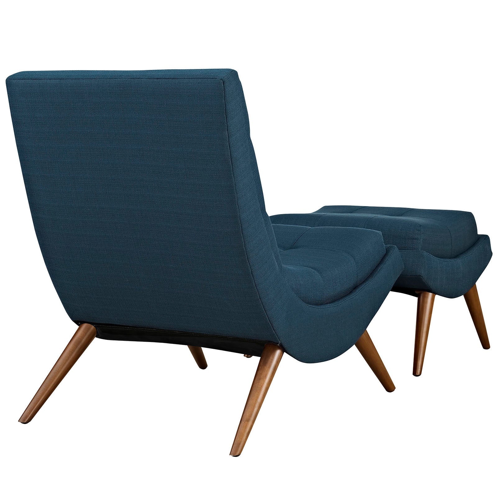 Modway Living Room Sets - Ramp Upholstered Fabric Lounge Chair Set Azure
