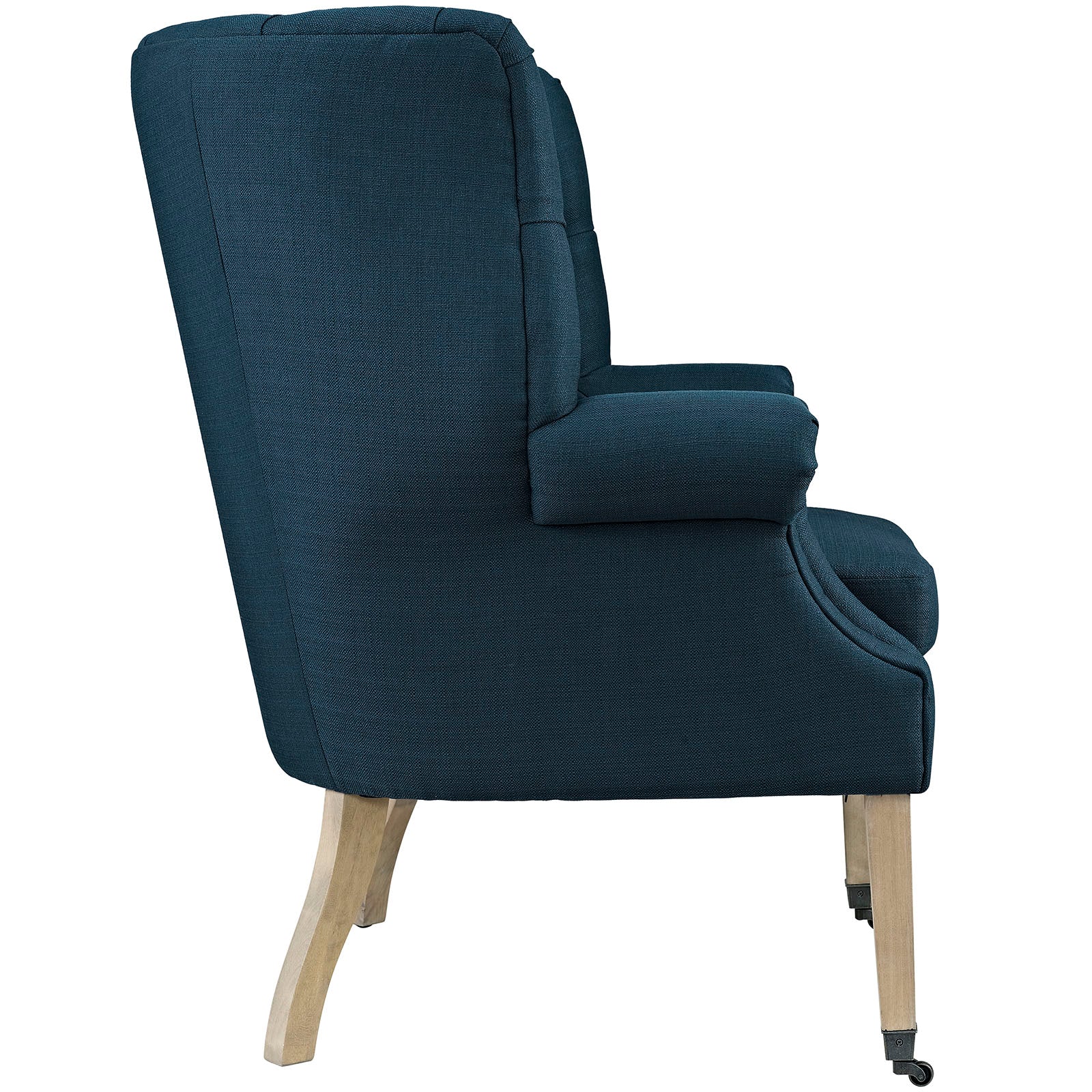 Modway Accent Chairs - Chart Upholstered Fabric Lounge Chair Azure