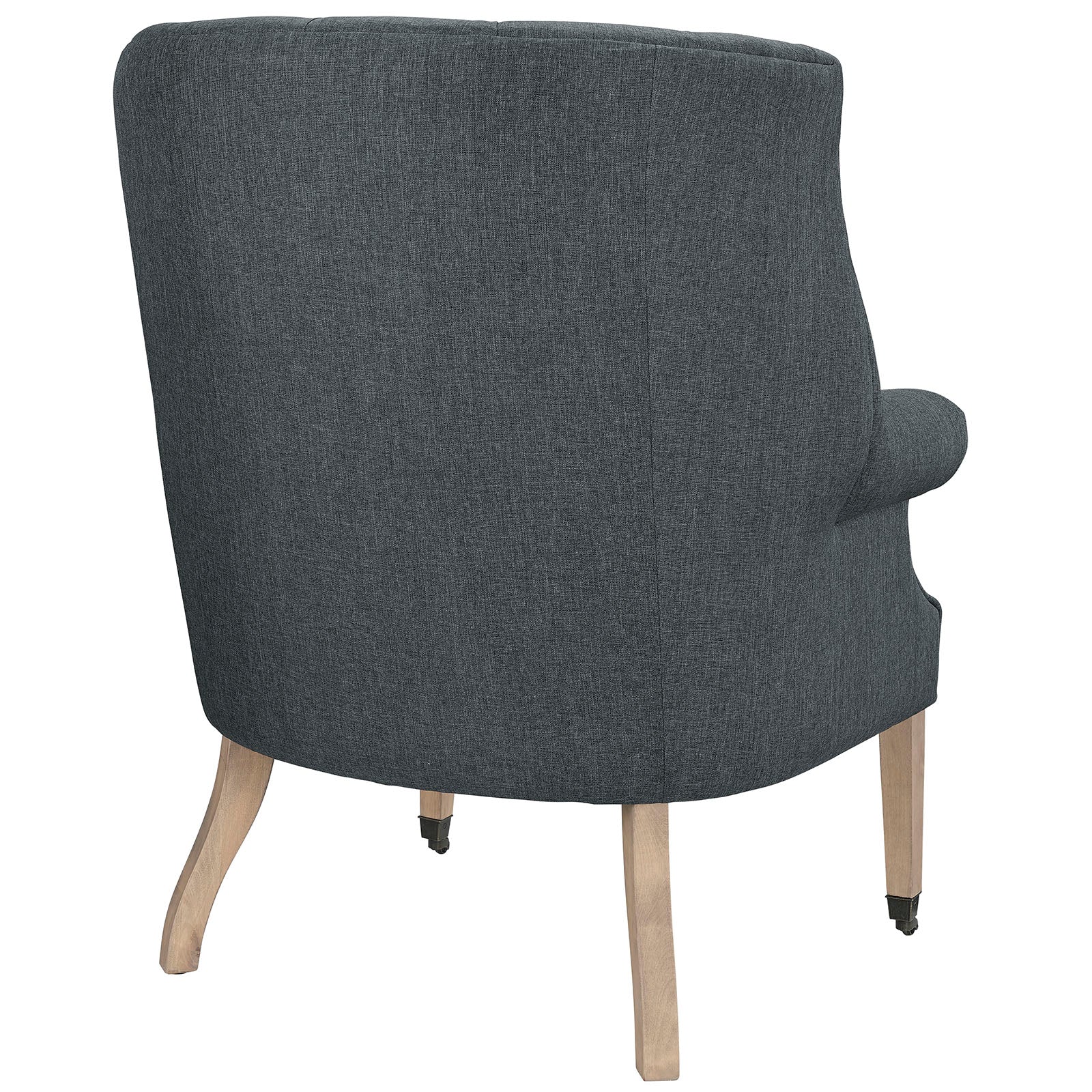 Modway Accent Chairs - Chart Upholstered Fabric Lounge Chair Gray