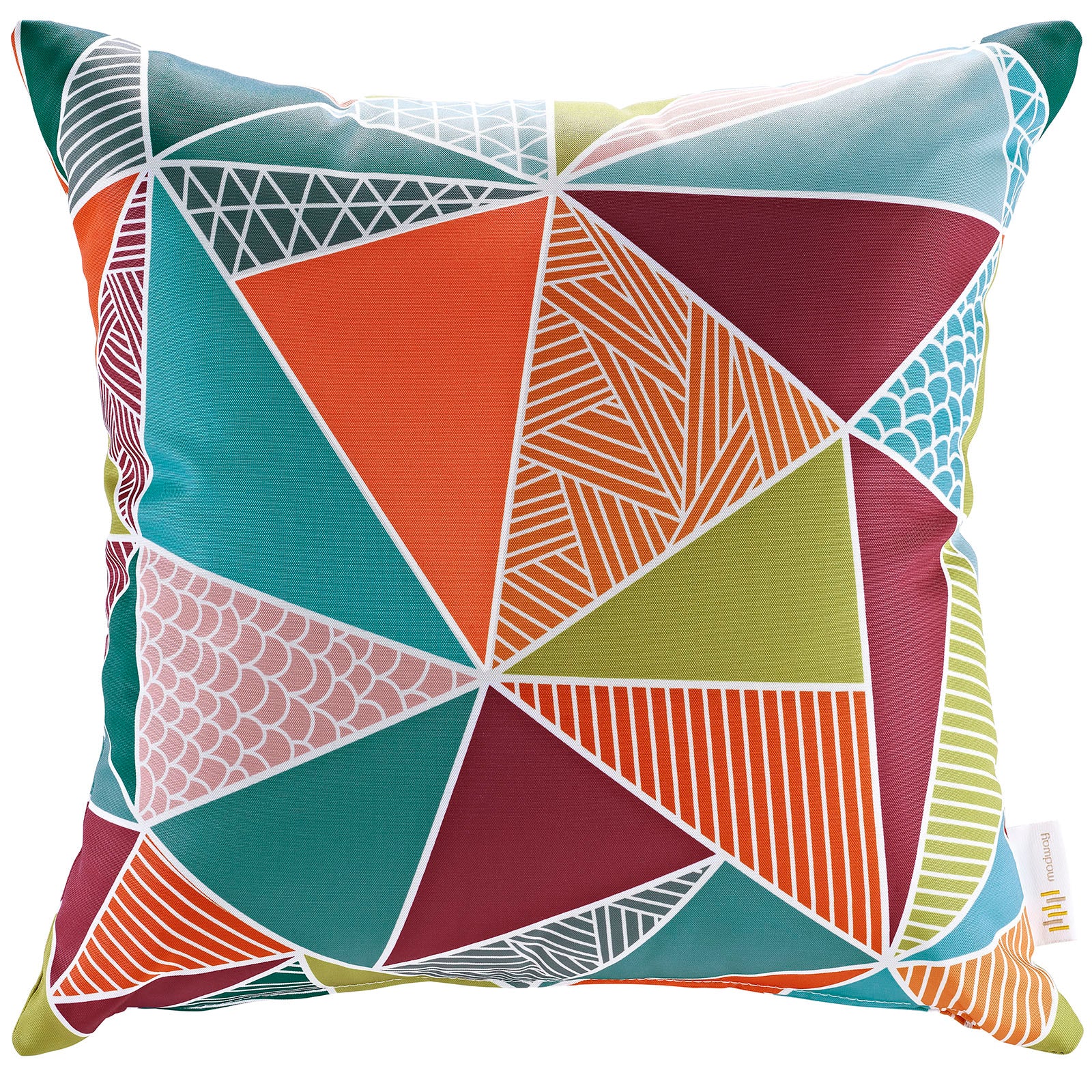 Modway Outdoor Pillows & Cushions - Modway Outdoor Patio Single Pillow Mosaic